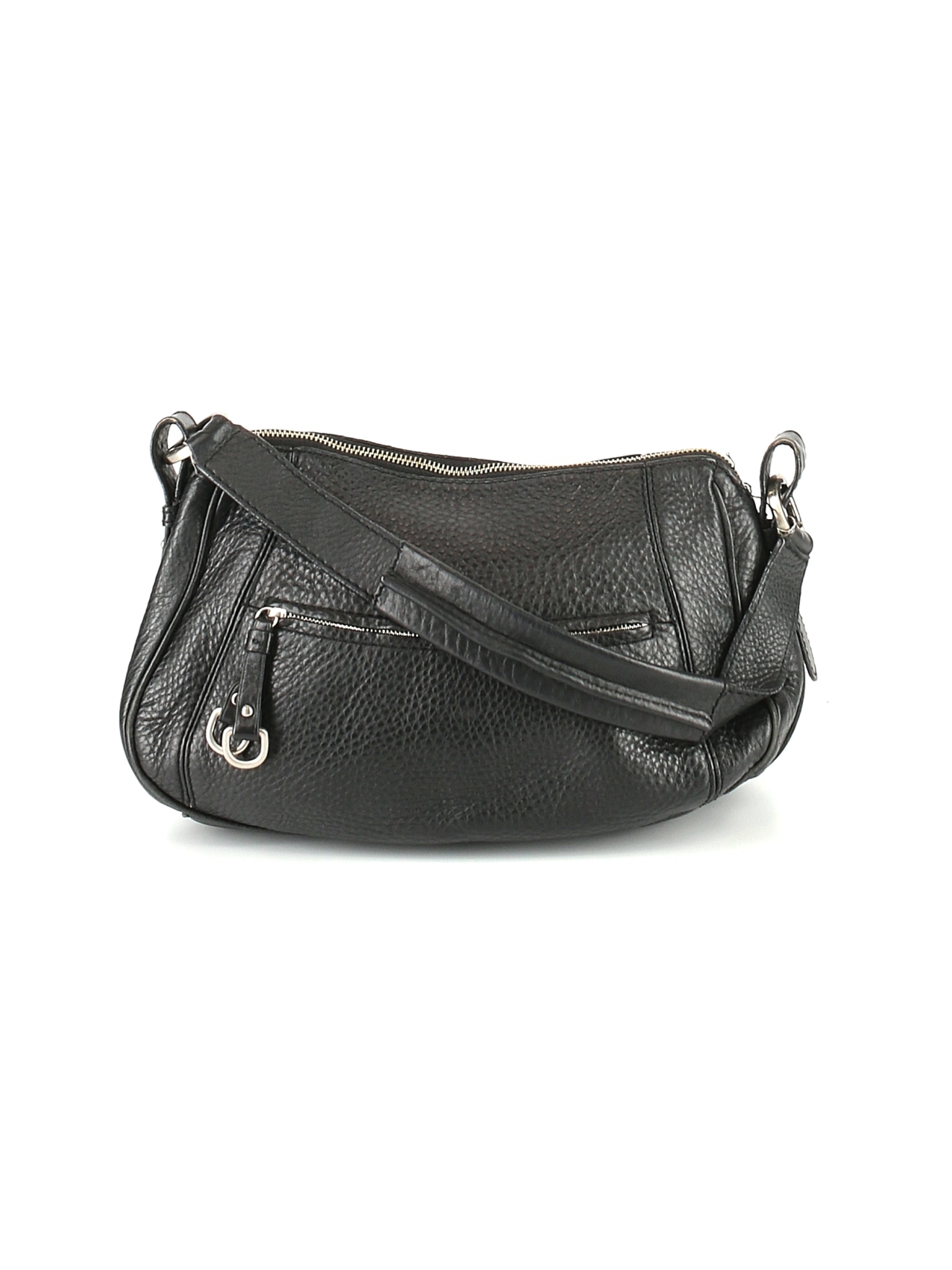 cole haan black leather shoulder bag