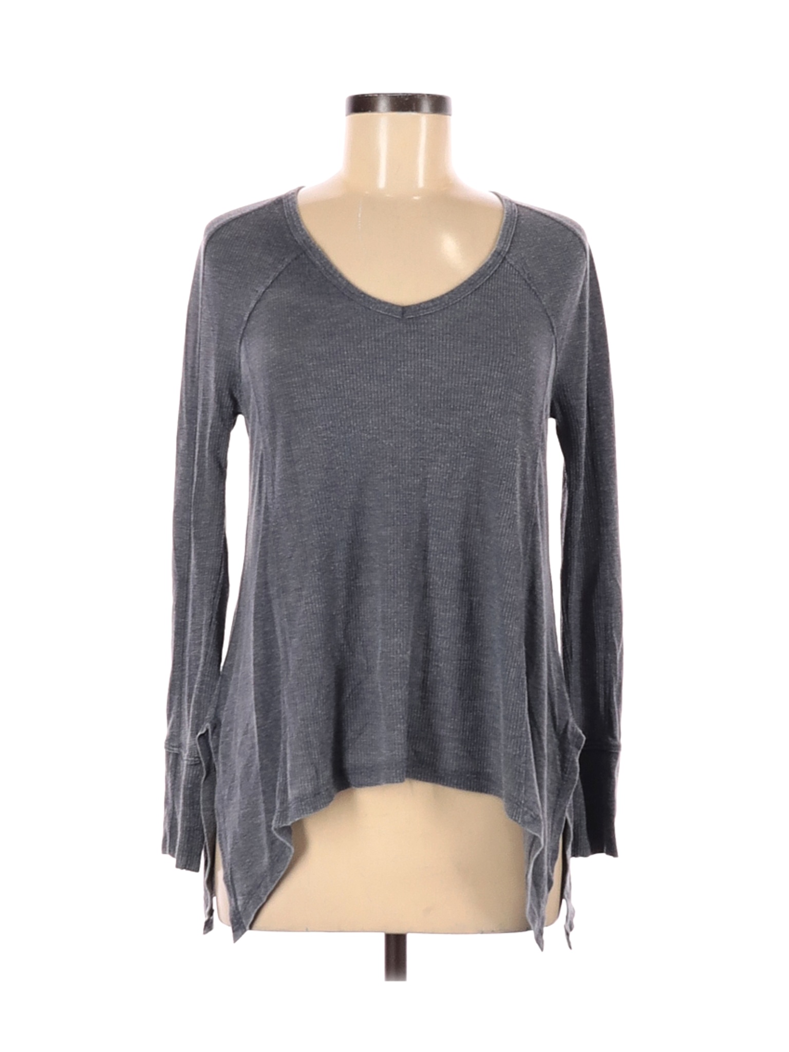 Te Verde Women Gray Long Sleeve T-Shirt M | eBay