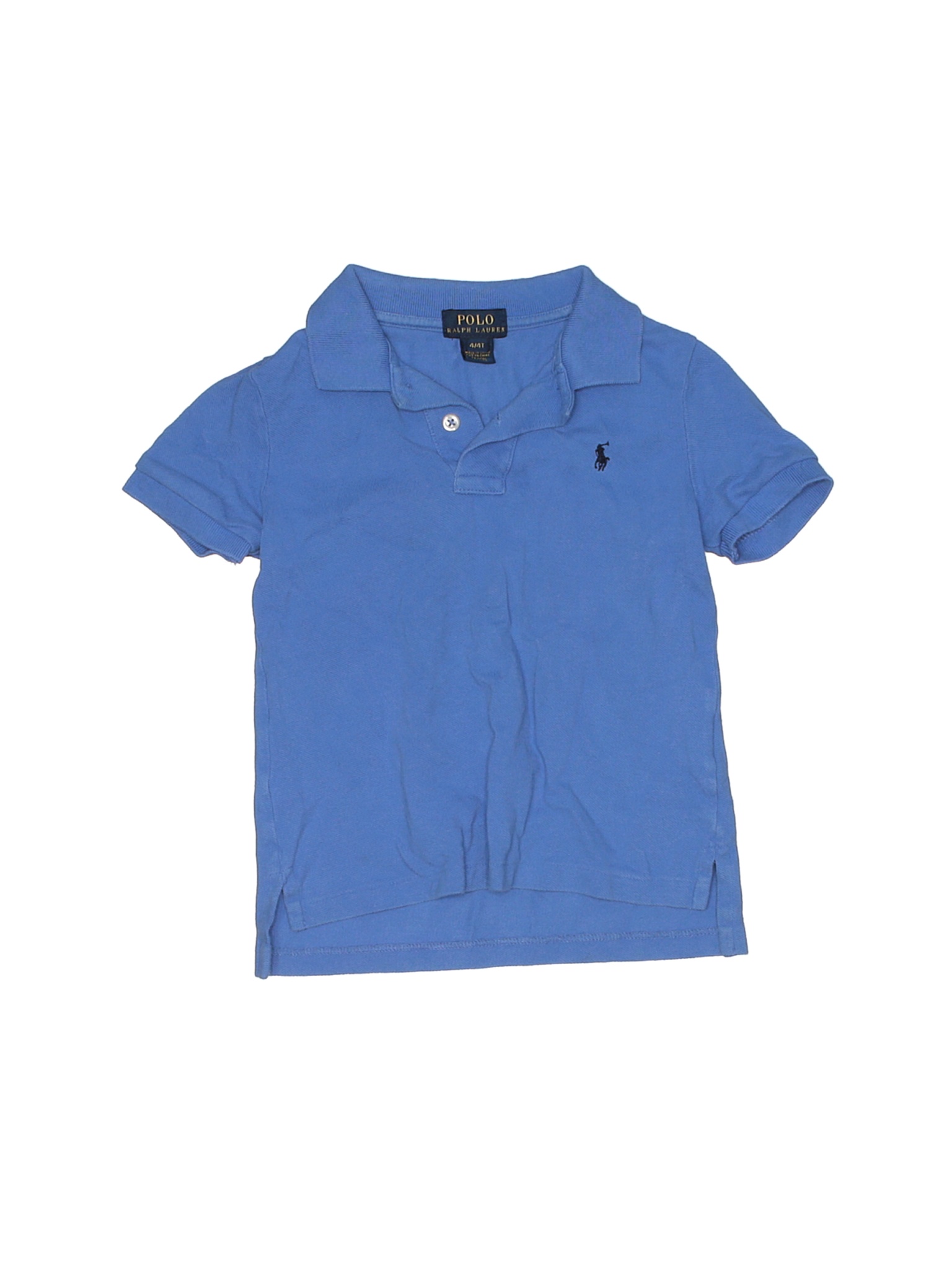 Polo by Ralph Lauren Boys Blue Short Sleeve Polo 4T | eBay
