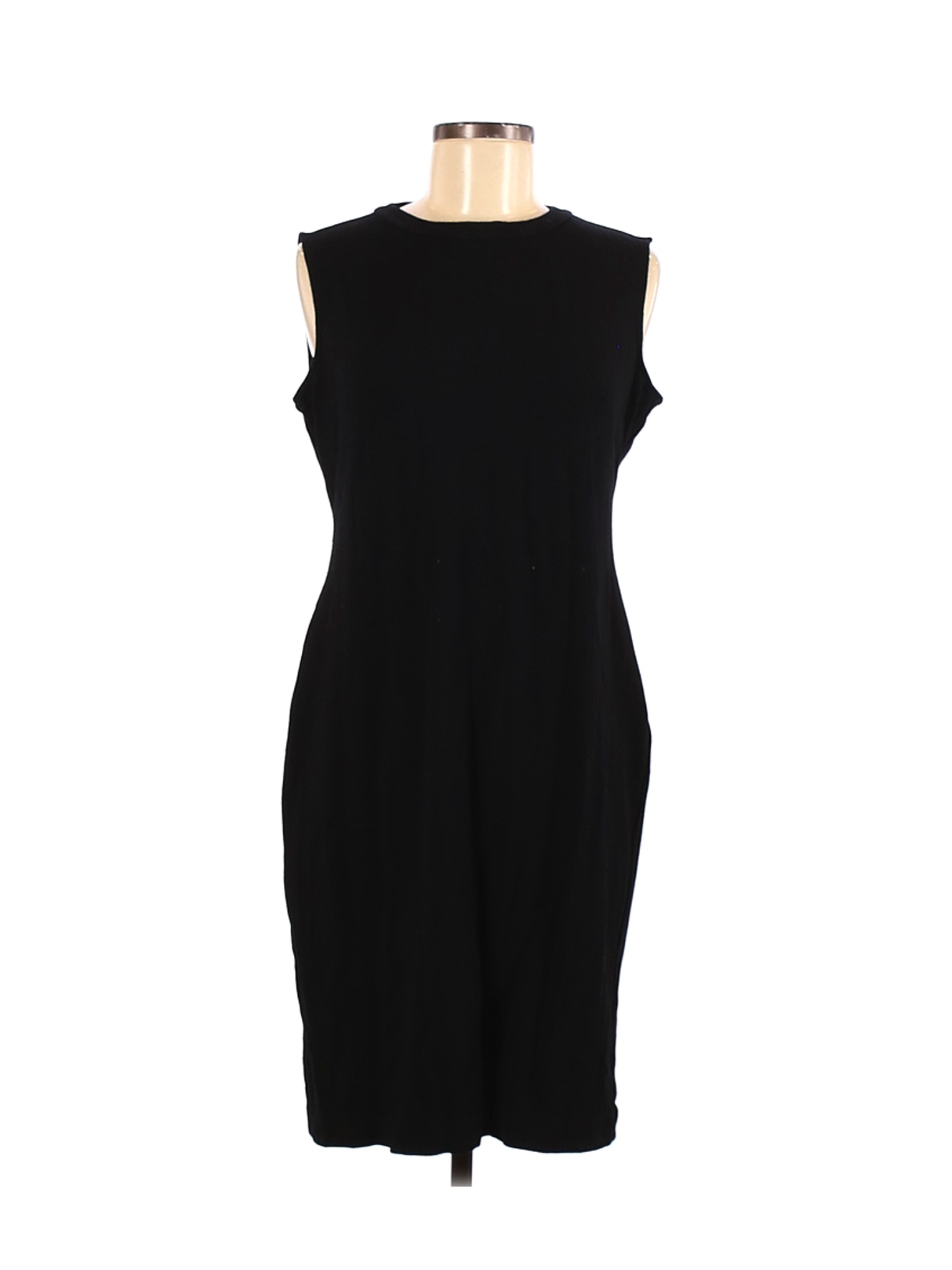 Saks Fifth Avenue Women Black Casual Dress 12 | eBay