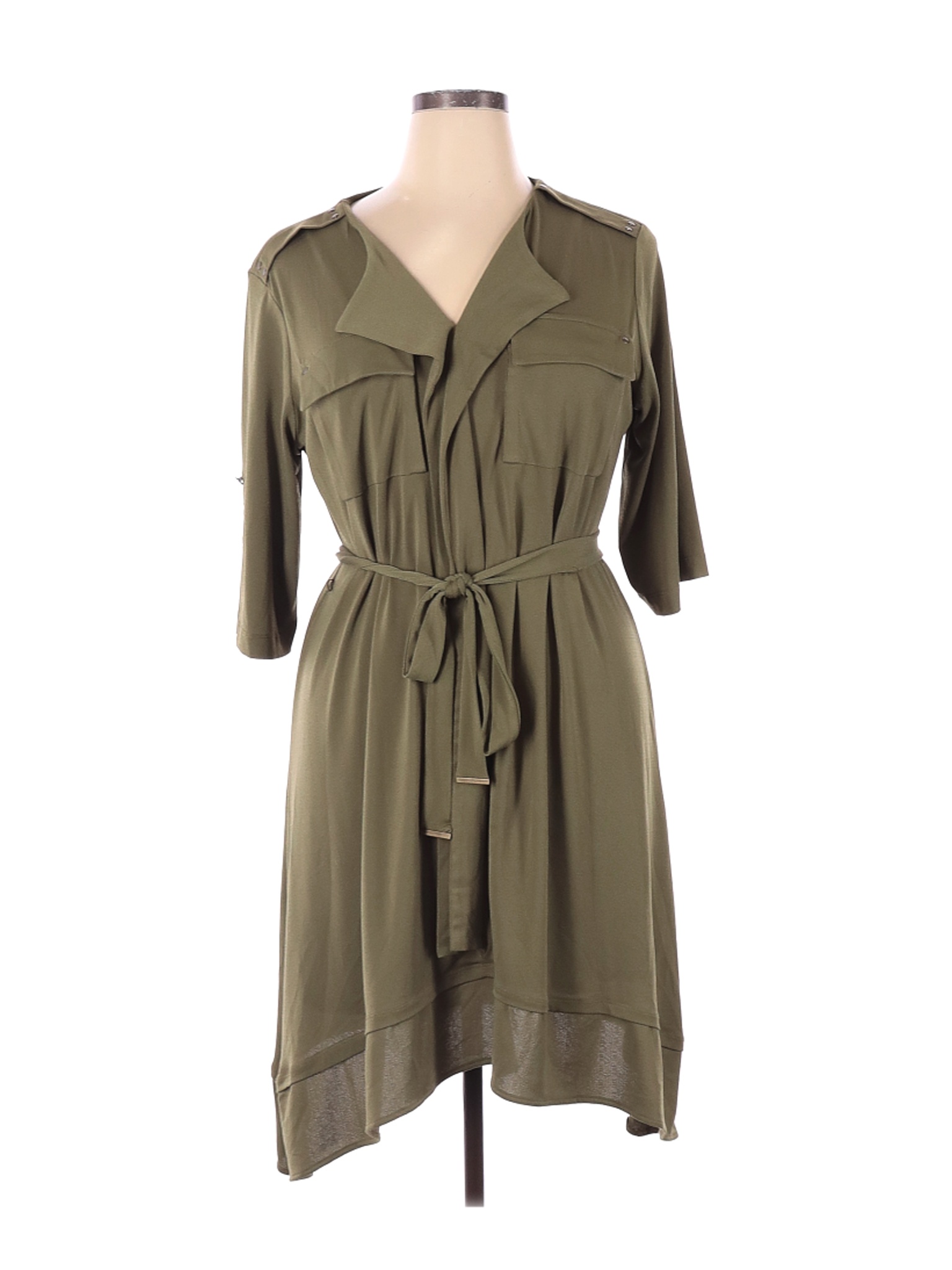 Cato Women Green Casual Dress 14 Plus | eBay