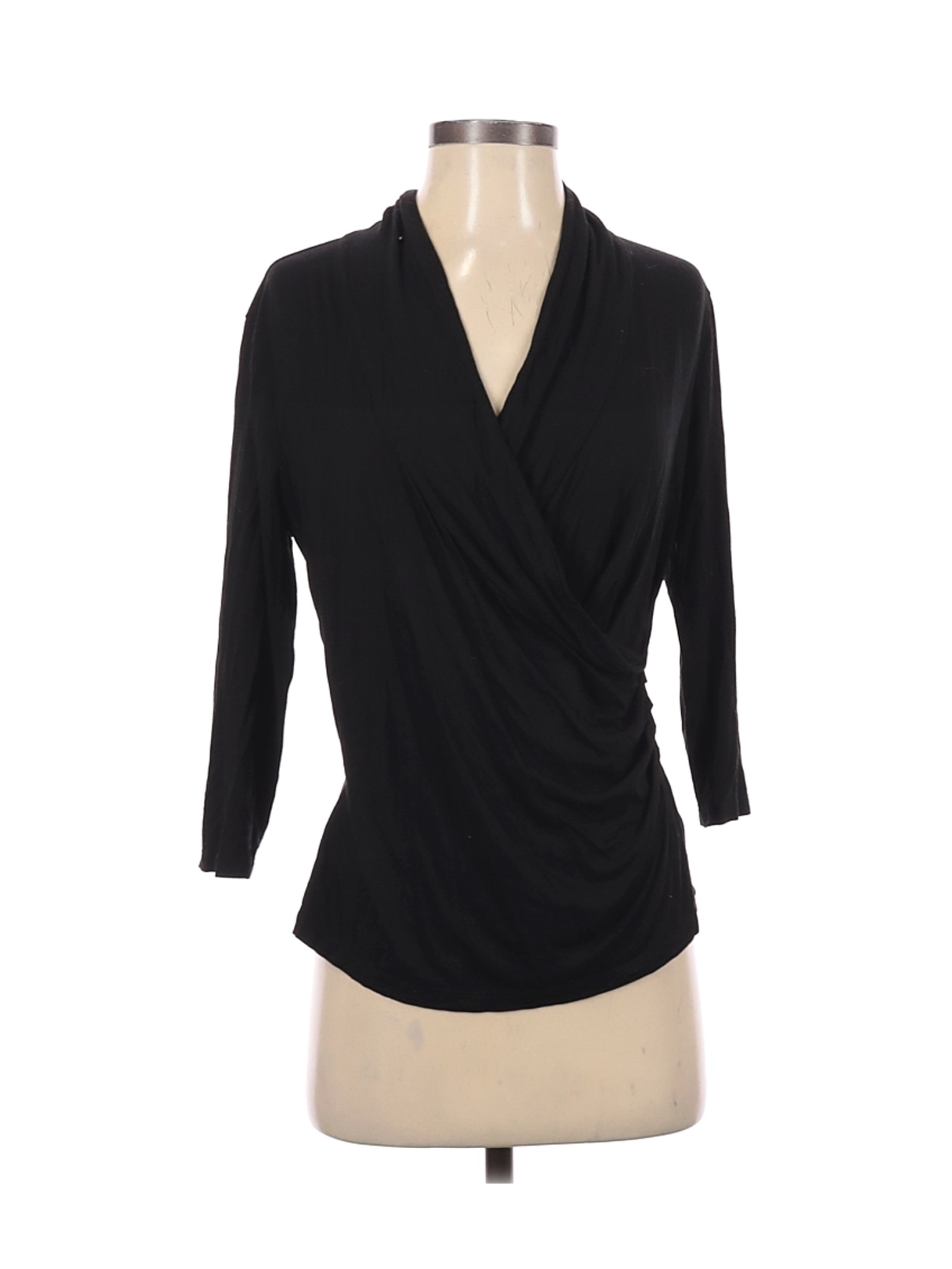 Talbots Women Black Long Sleeve Top S Petites | eBay