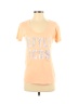 Victoria's Secret Pink Orange Pink Short Sleeve T-Shirt Size S - photo 1