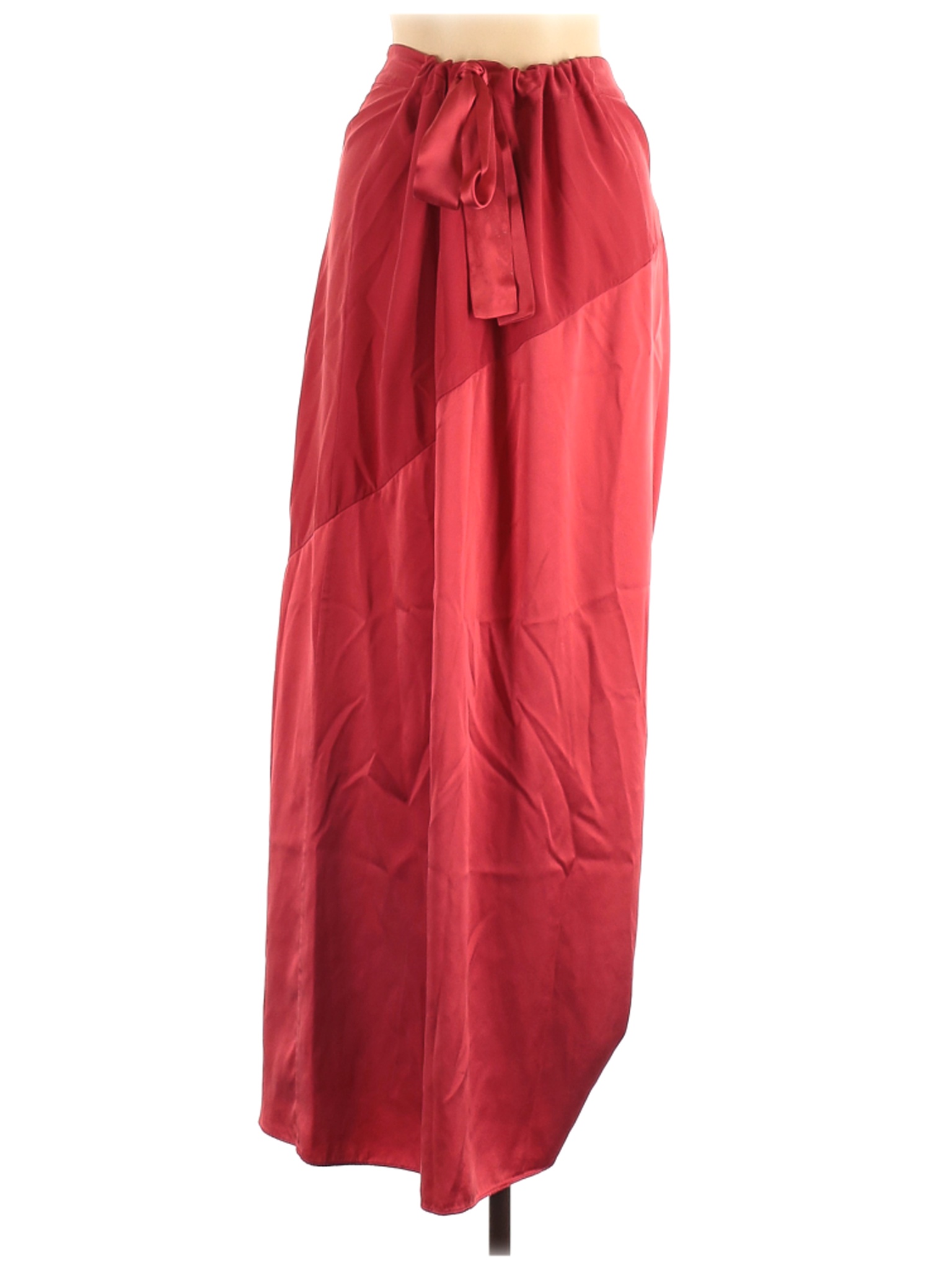 Calypso St. Barth Women Red Silk Skirt M | eBay