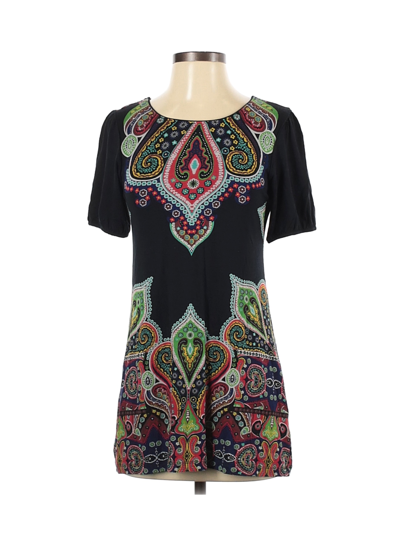 Cha Cha Vente Women Black Short Sleeve Top S eBay