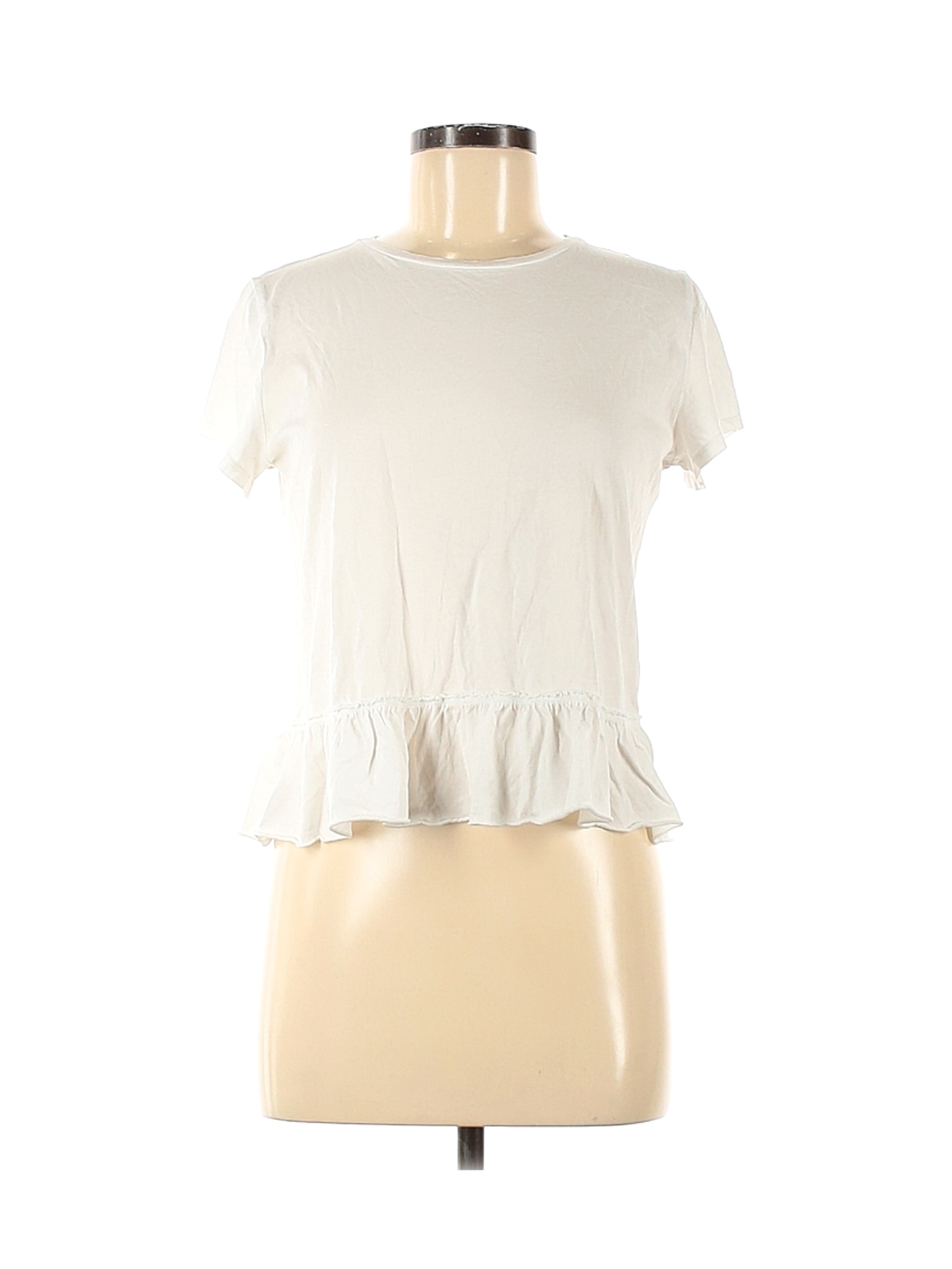 Abercrombie & Fitch Women Ivory Short Sleeve Top M | eBay