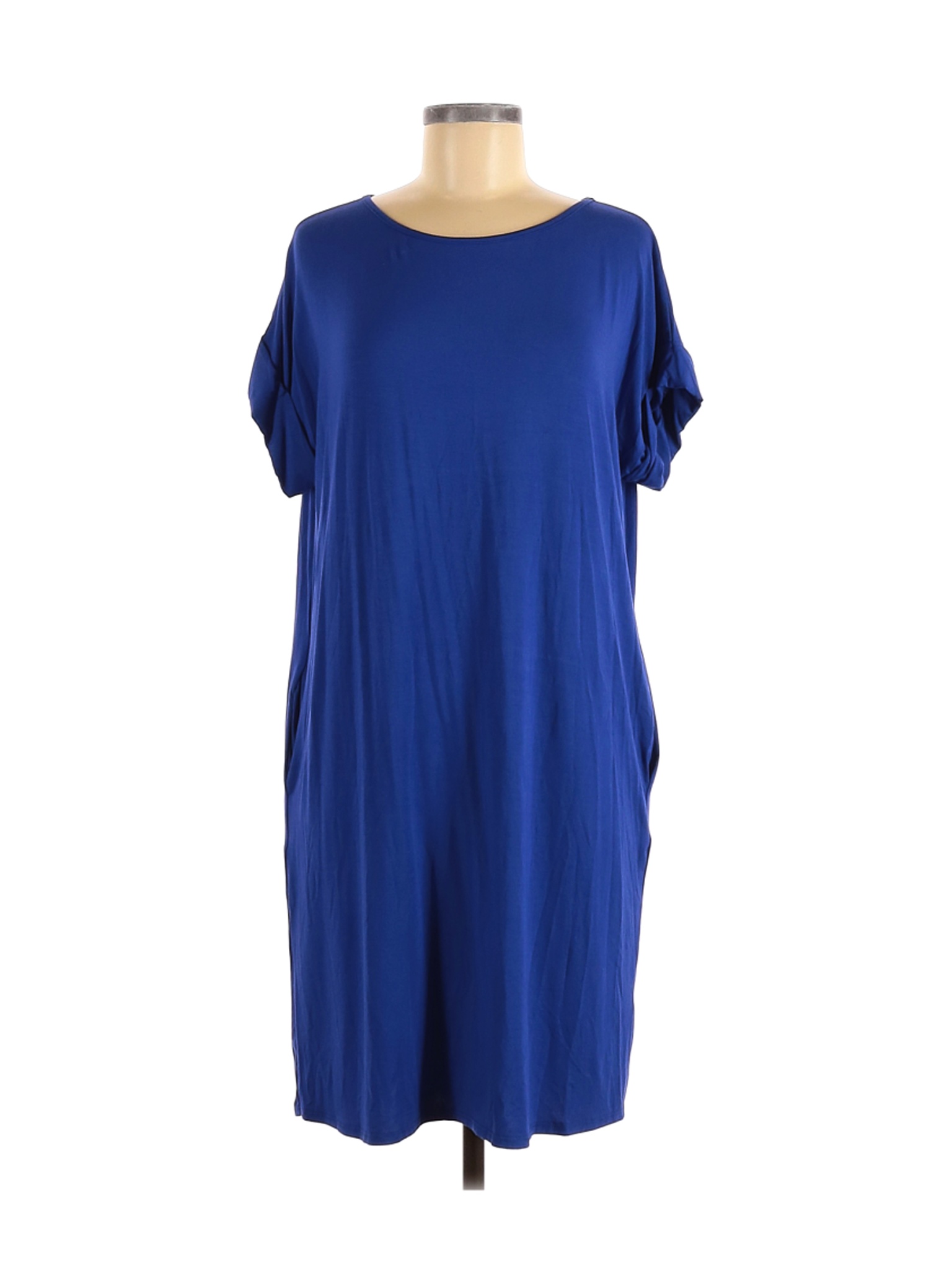 Beeson River Women Blue Casual Dress M | eBay