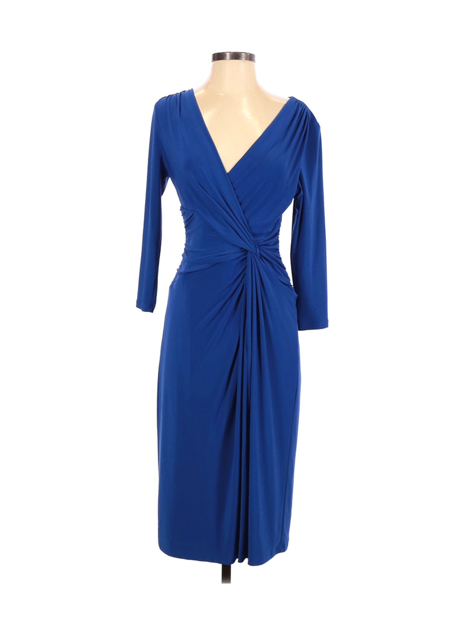 Lauren by Ralph Lauren Women Blue Casual Dress 4 | eBay