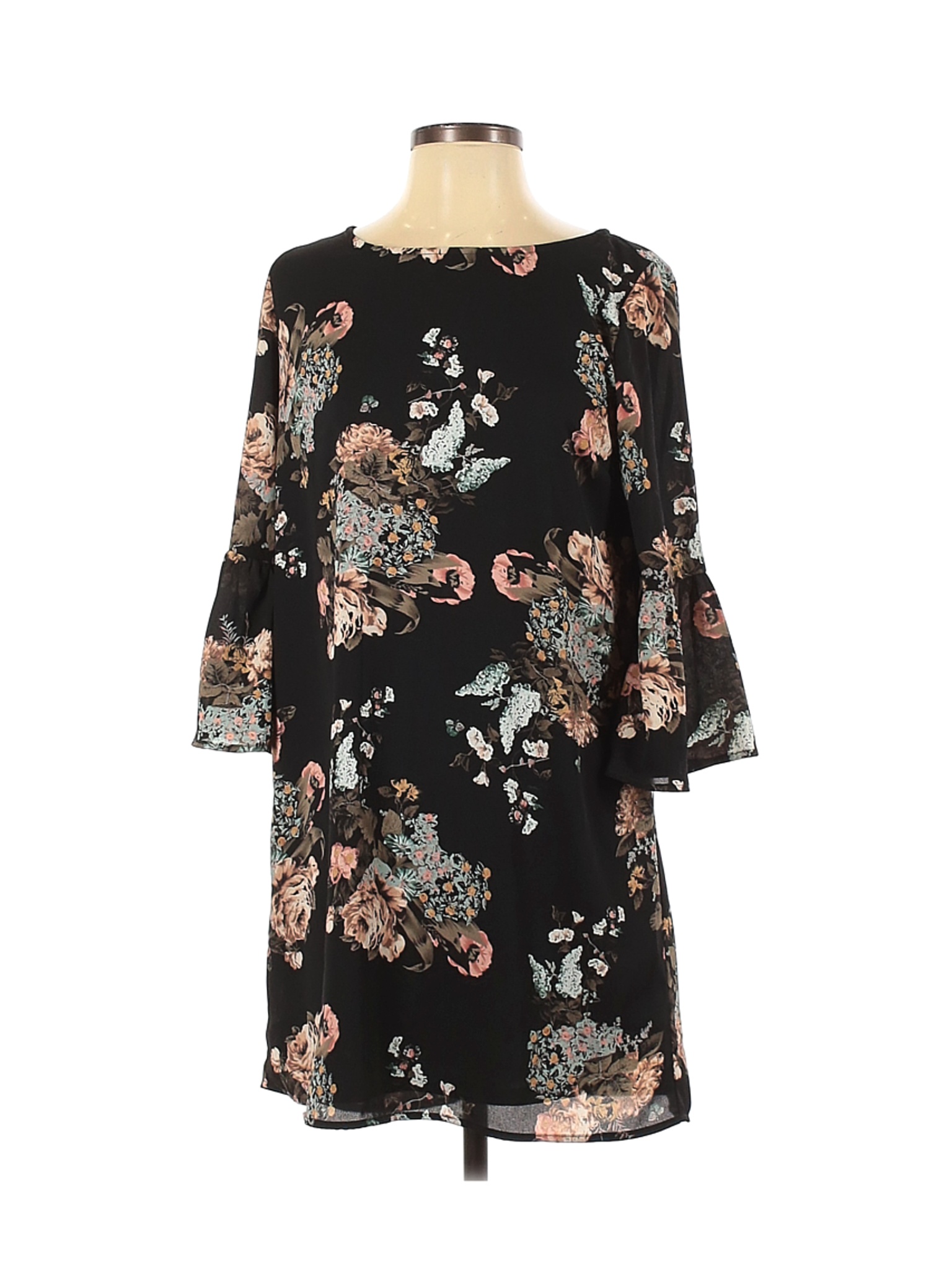 Mia + Tess Women Black Casual Dress S | eBay