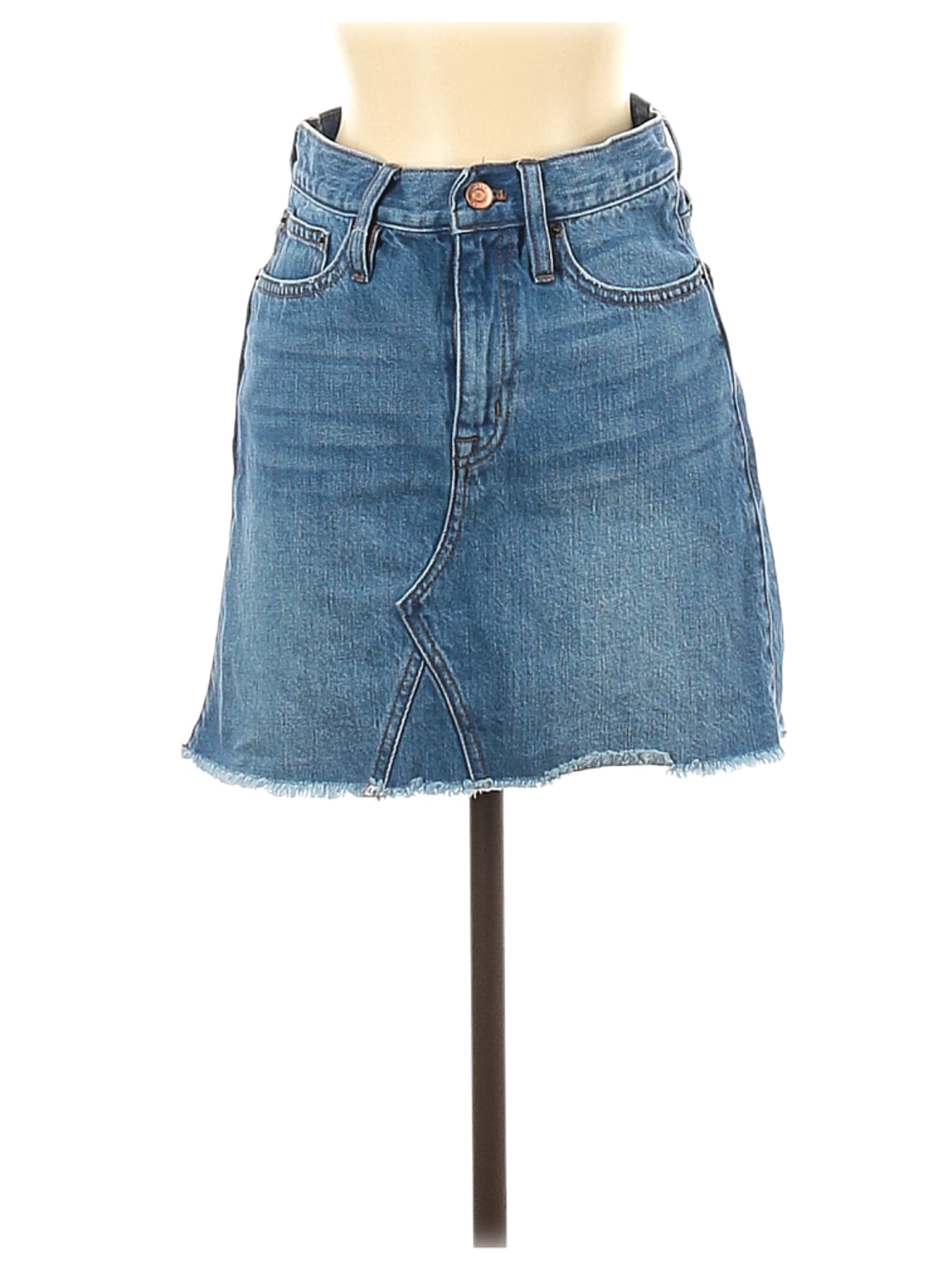 J.Crew Women Blue Denim Skirt 24 W Petites | eBay