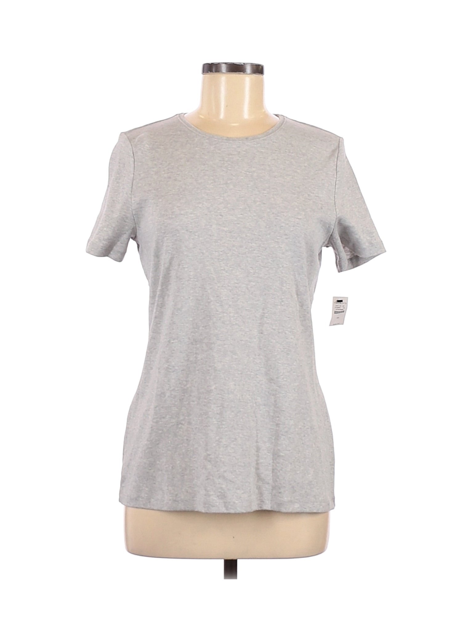 NWT Talbots Women Gray Short Sleeve T-Shirt M | eBay