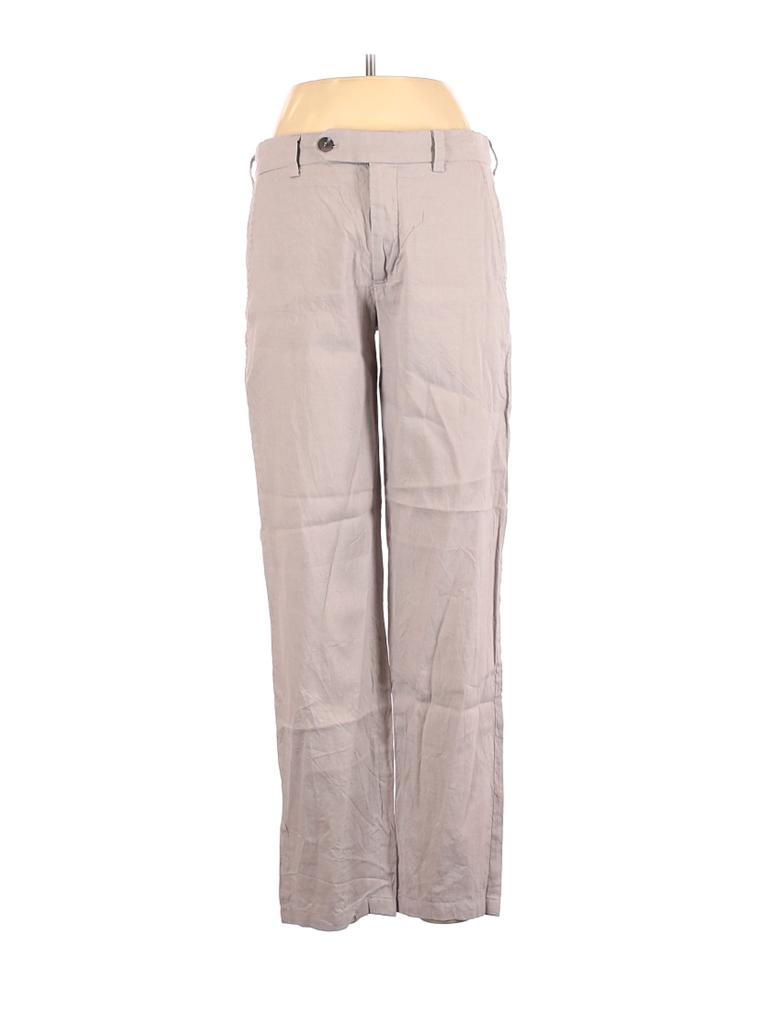 brown linen pants