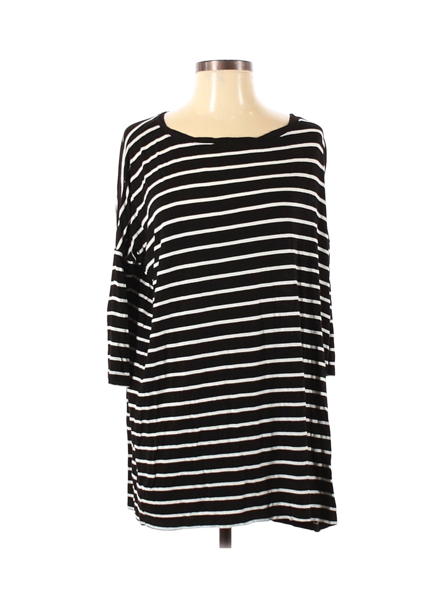 H&M Women Black 3/4 Sleeve T-Shirt S | eBay