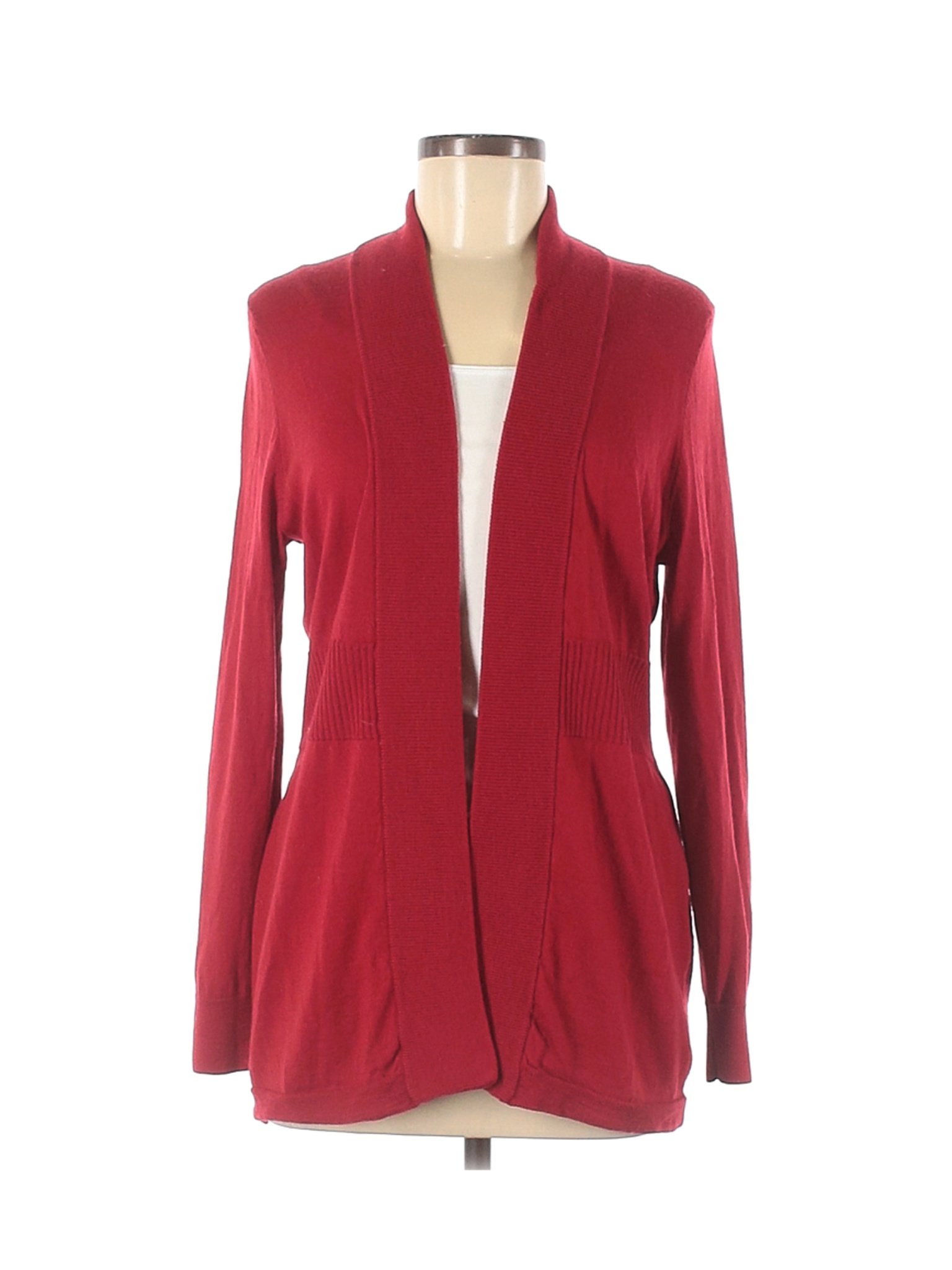 Talbots Women Red Wool Cardigan M | eBay
