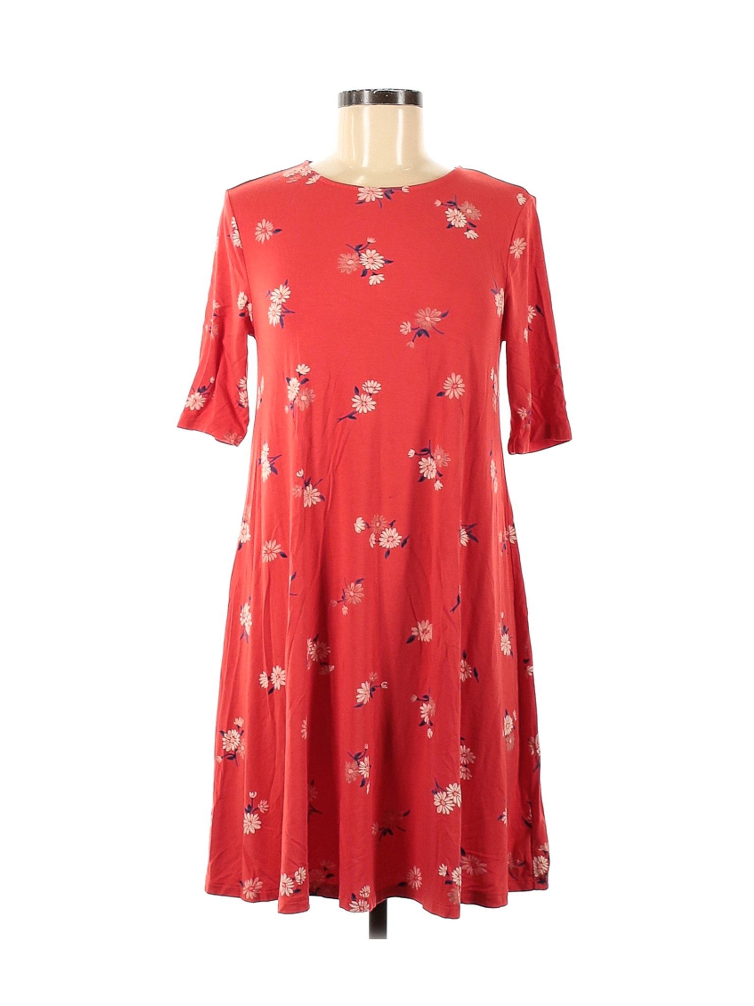 Old Navy Women Red Casual Dress M | eBay