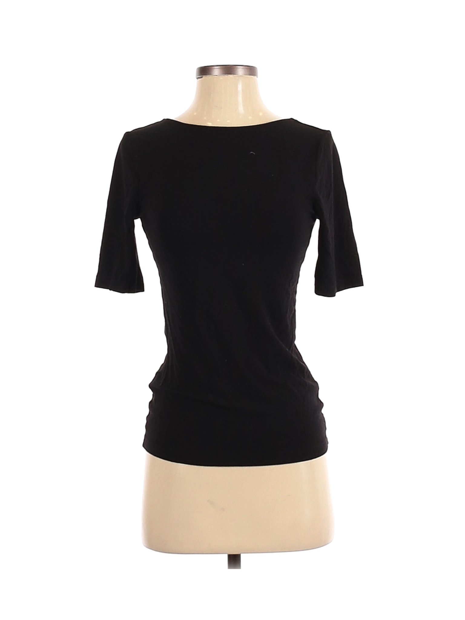A New Day Women Black Short Sleeve T-Shirt XS | eBay