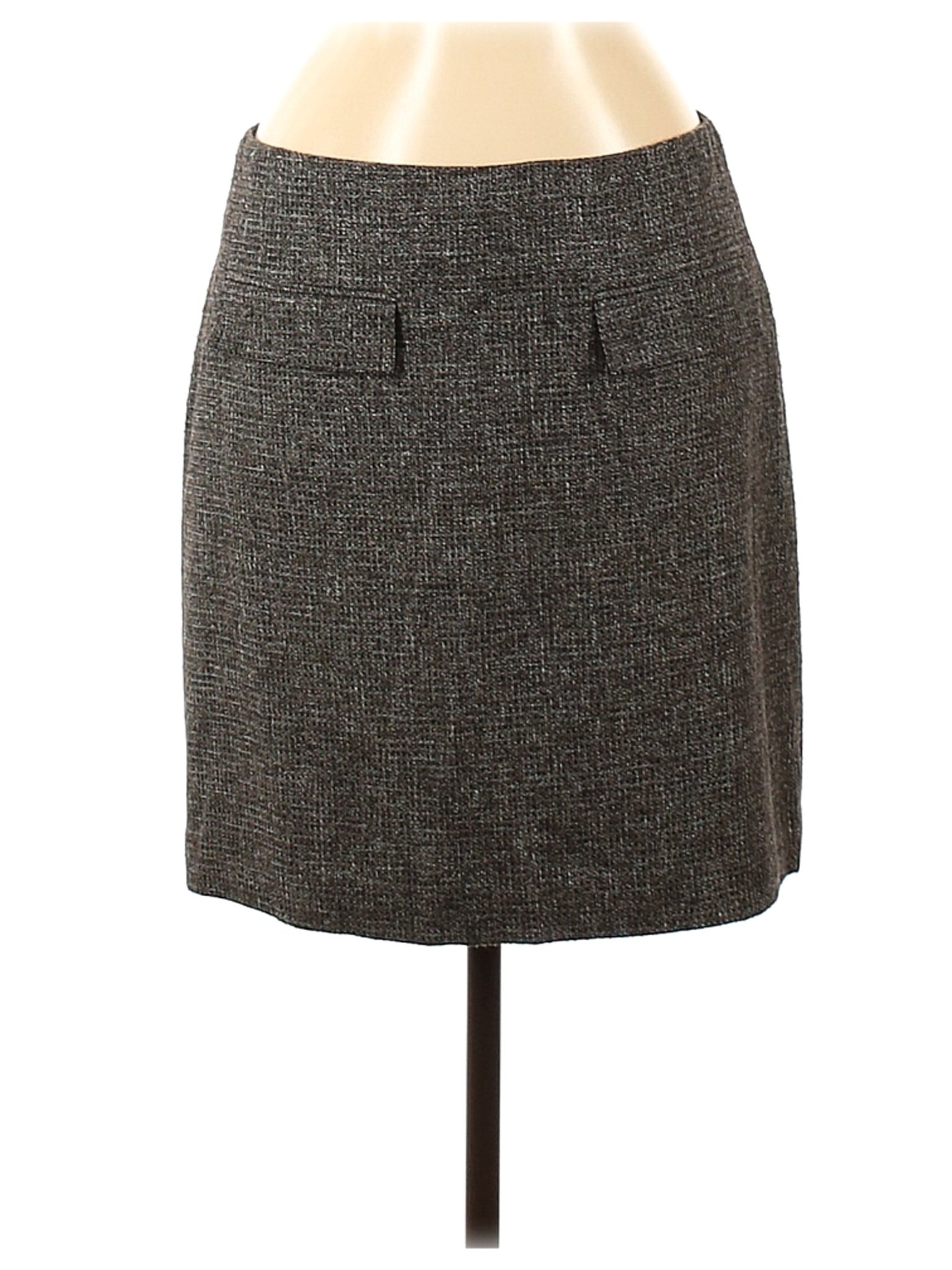 Ann Taylor Women Gray Casual Skirt 6 | eBay