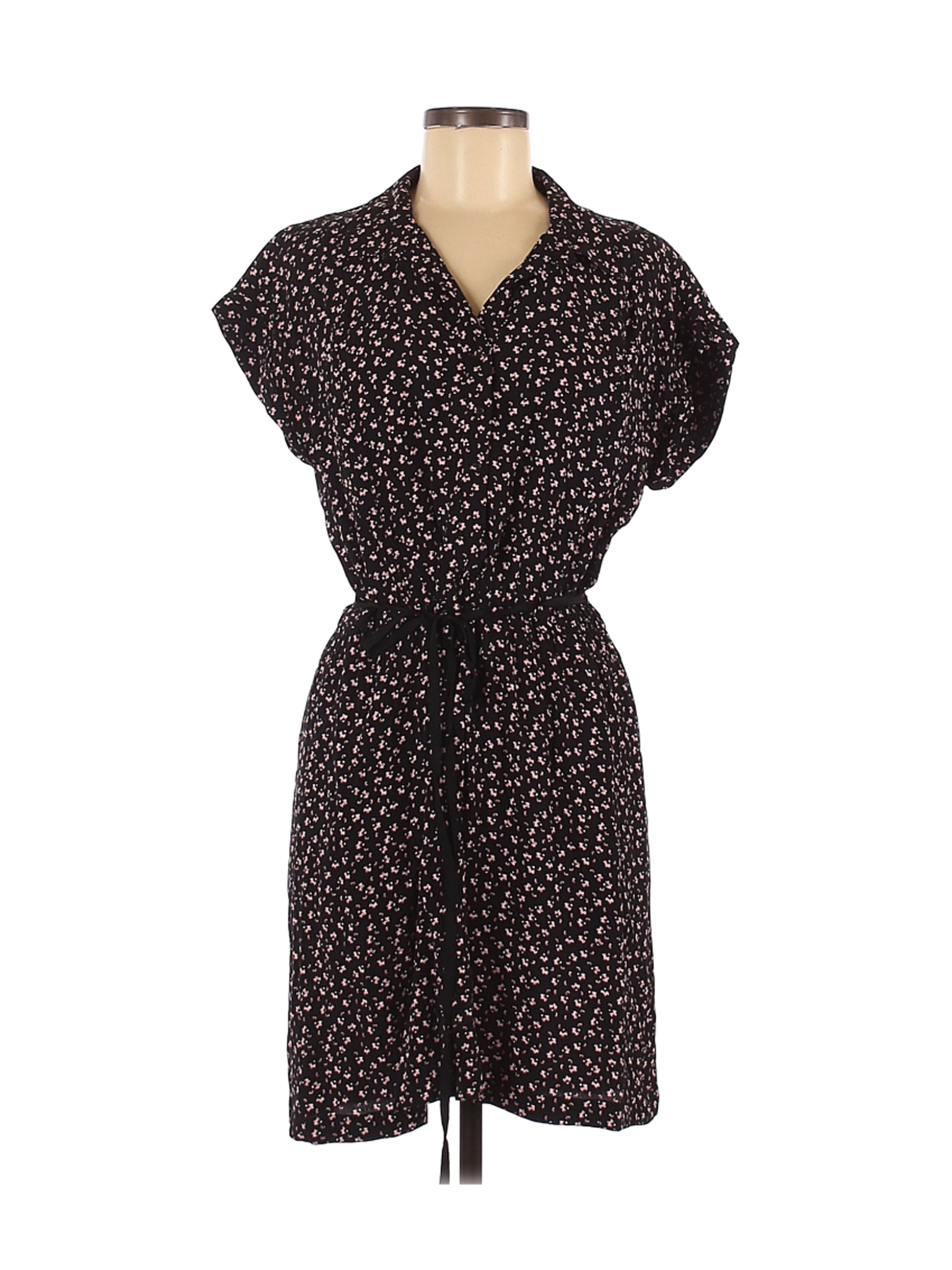 Ann Taylor LOFT Women Black Casual Dress 8 | eBay
