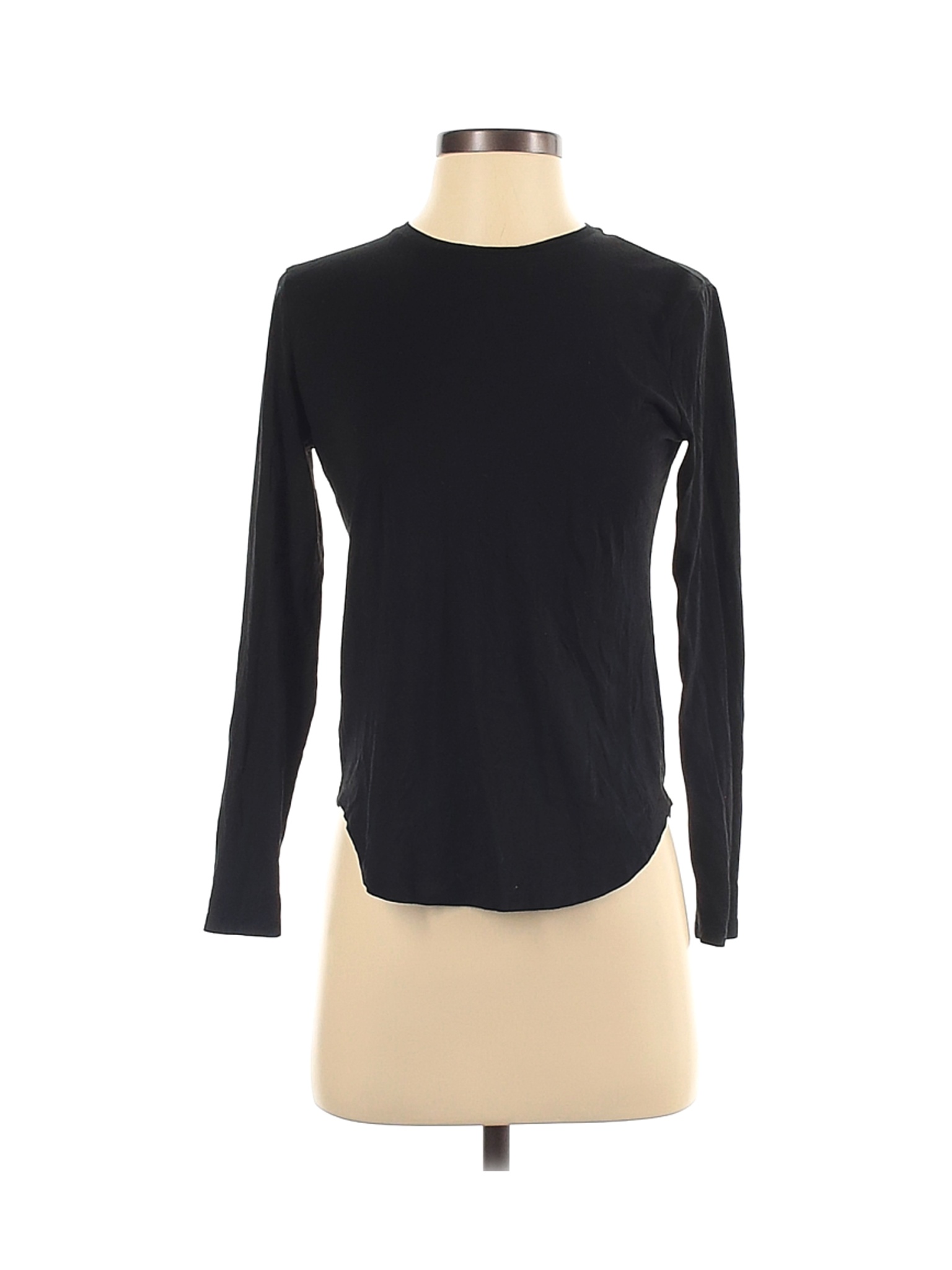 Ann Taylor Women Black Long Sleeve T-Shirt S Petites | eBay