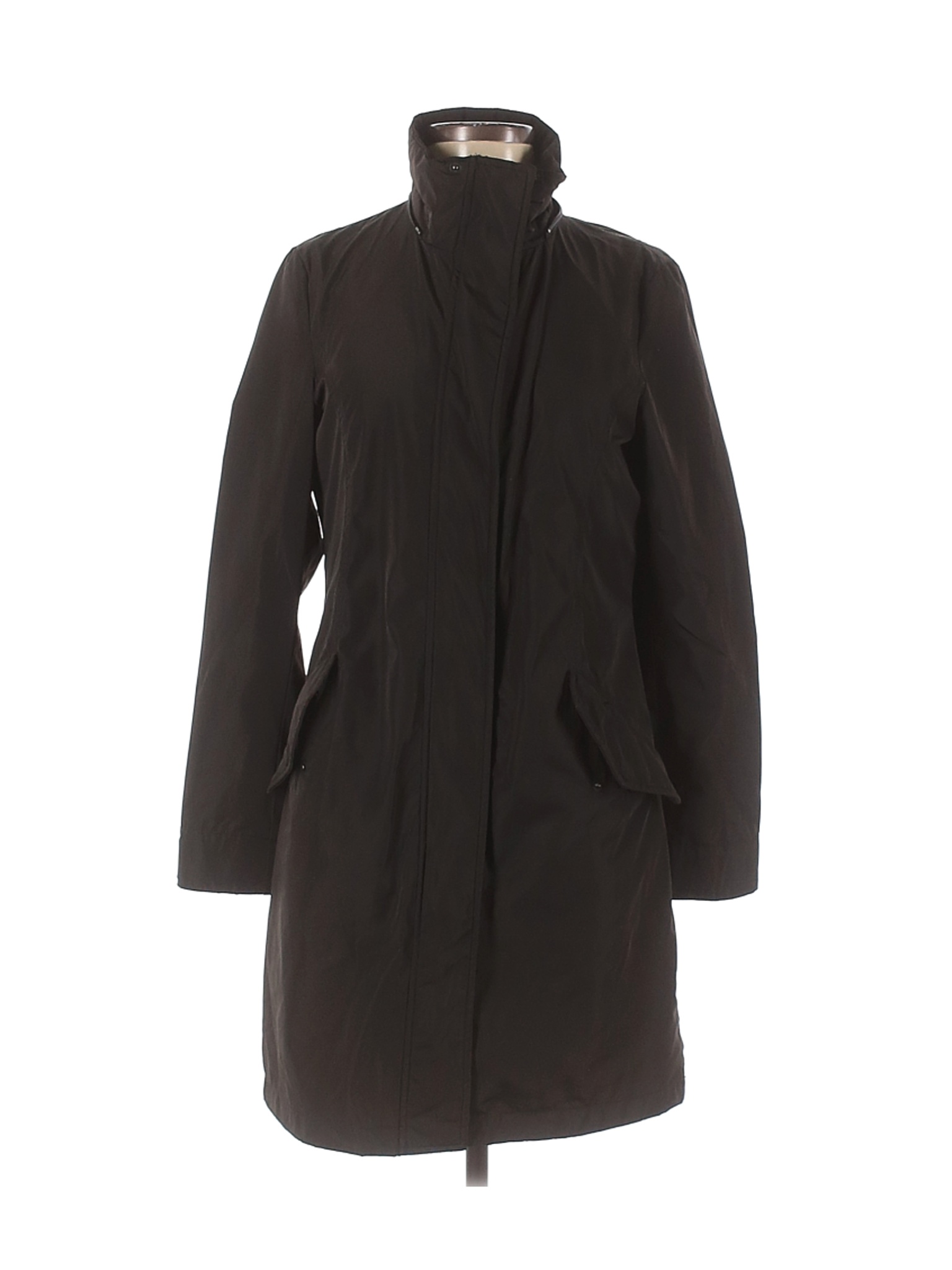 Zara Basic Women Black Coat M | eBay