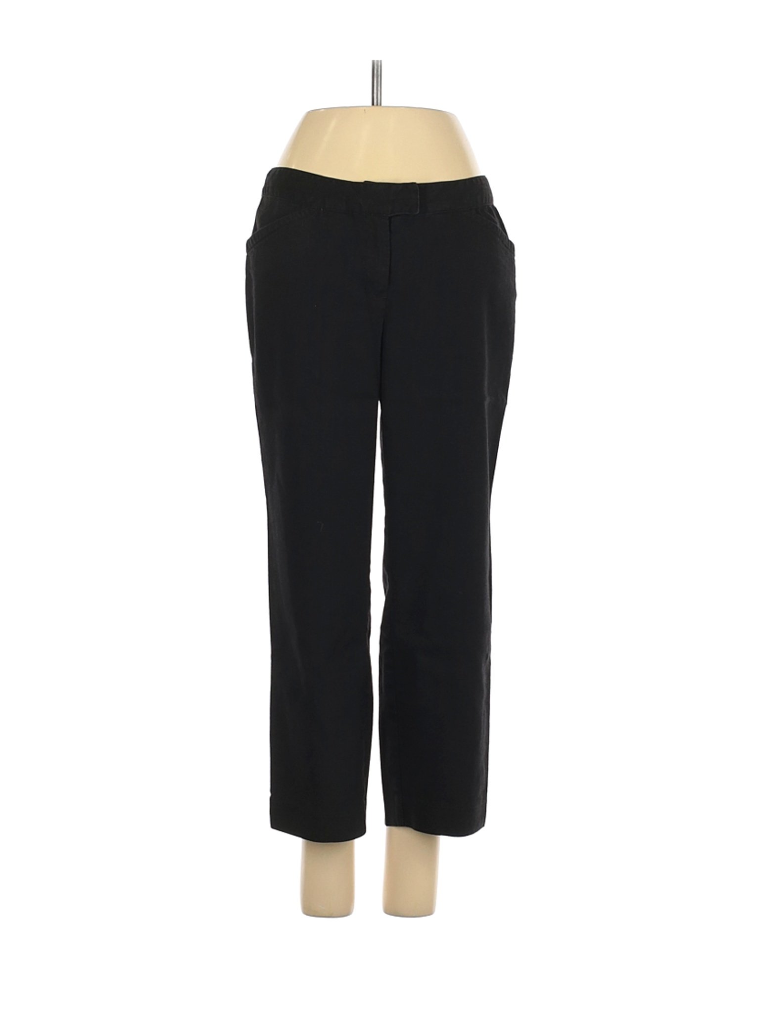 J.Jill Women Black Linen Pants 4 Petites | eBay