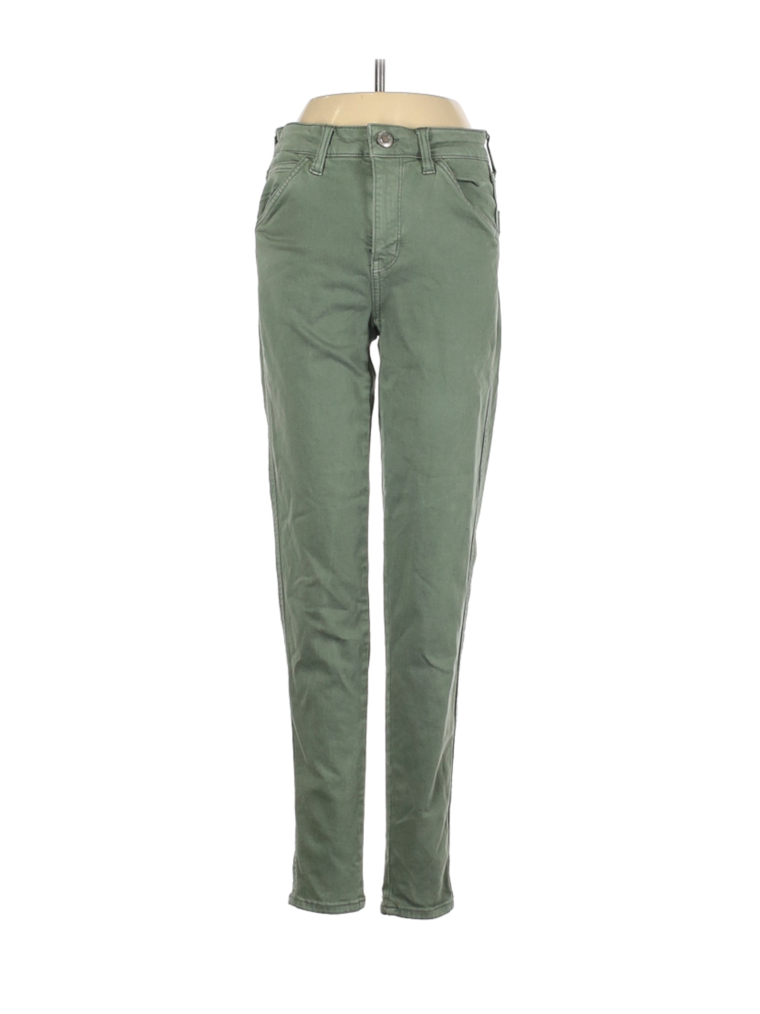 green jeggings womens