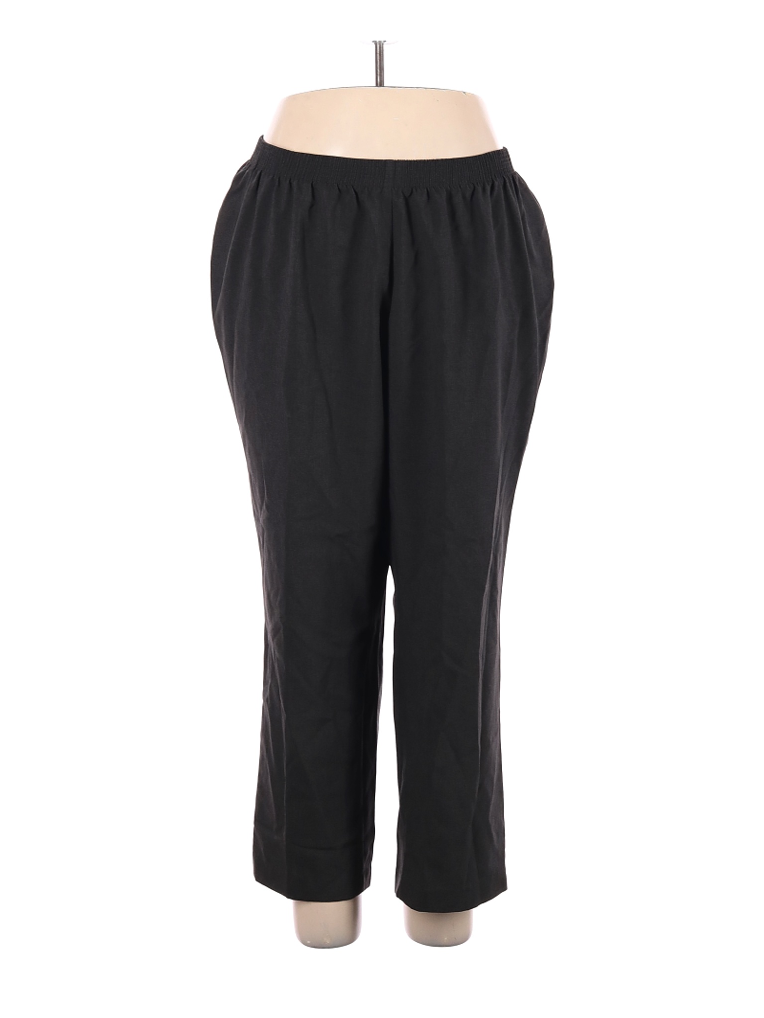 Allison Daley Women Black Casual Pants 24 Plus | eBay