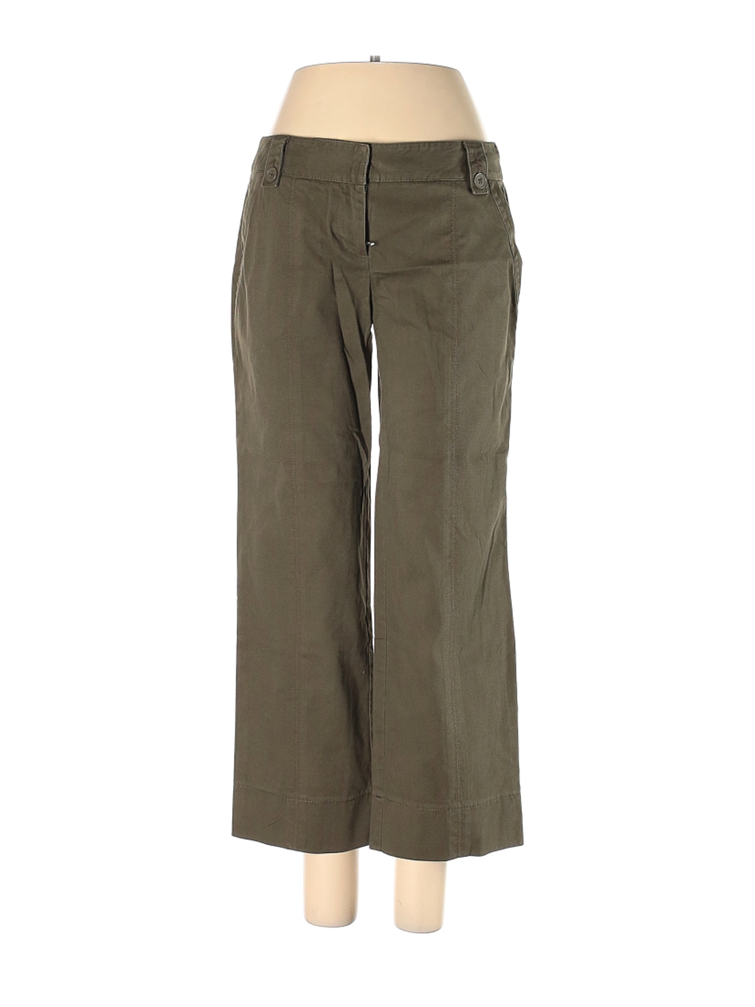 Ann Taylor LOFT Women Green Casual Pants 4 | eBay