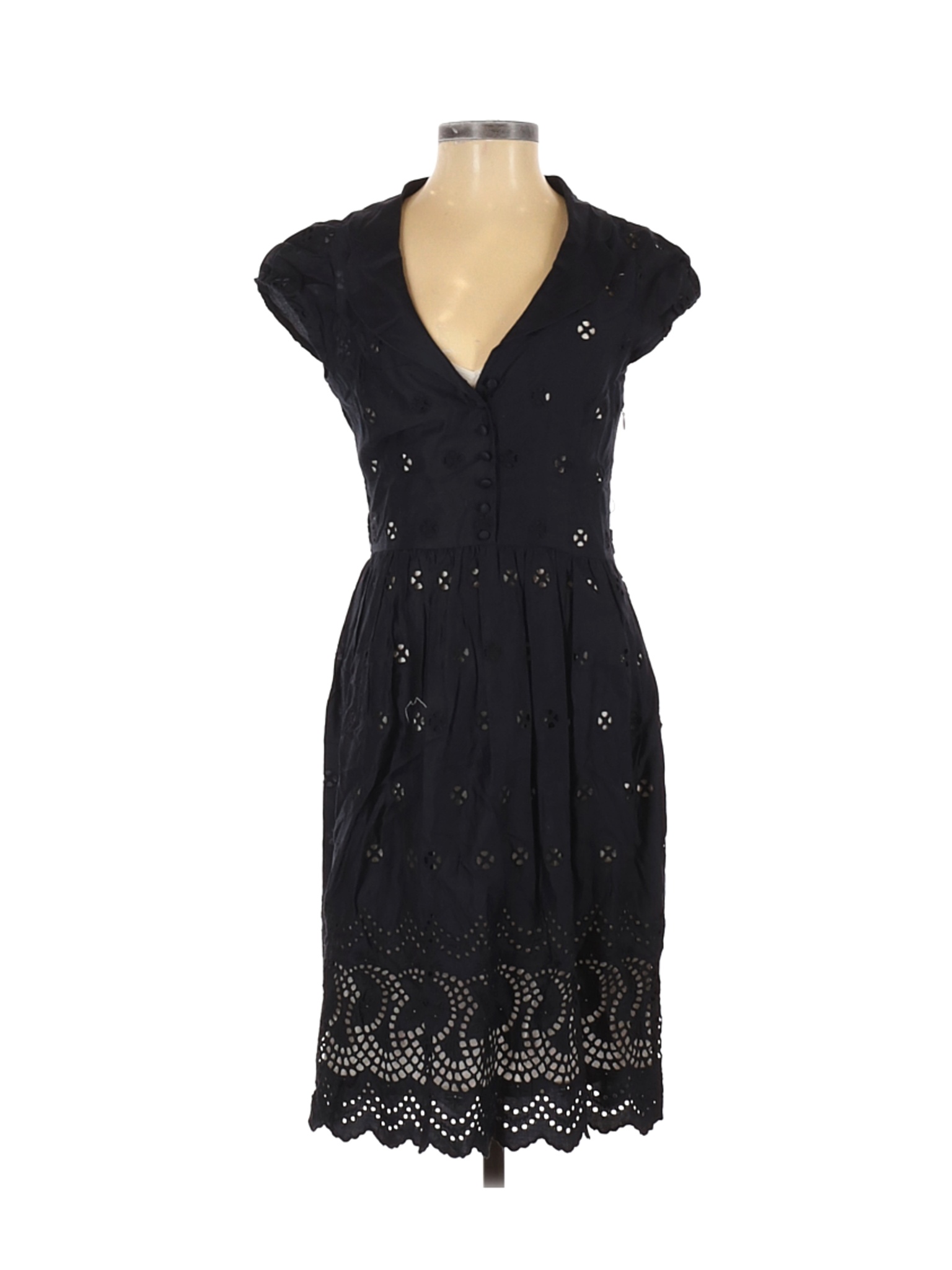 Ann Taylor Women Black Casual Dress 0 | eBay