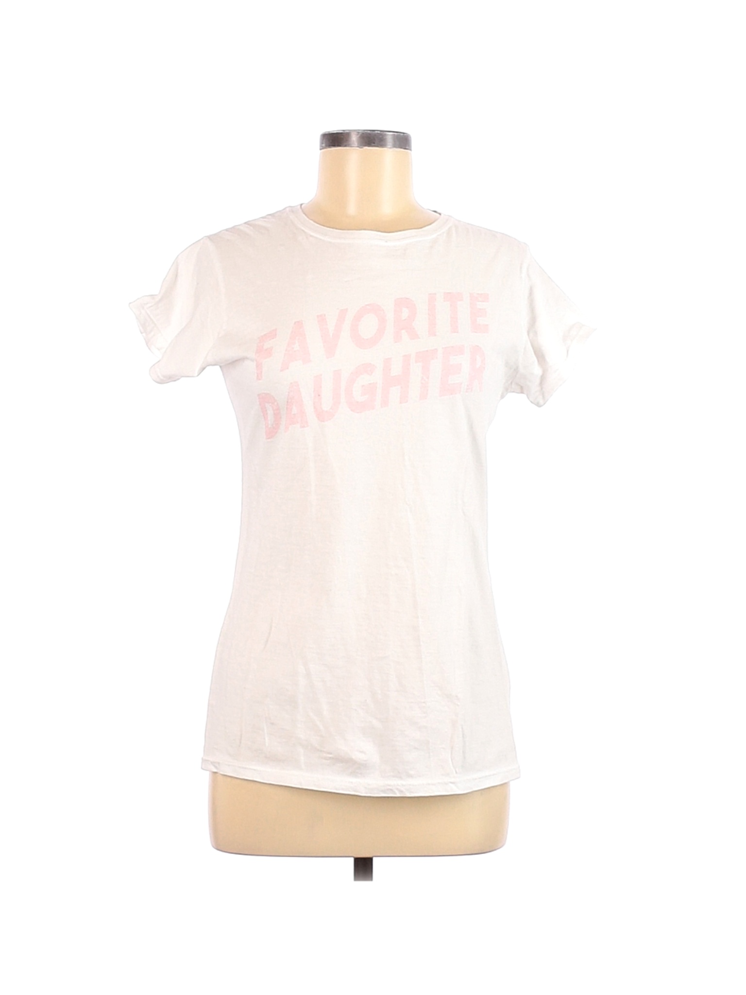 Chummy Tees Women White Short Sleeve T-Shirt L | eBay