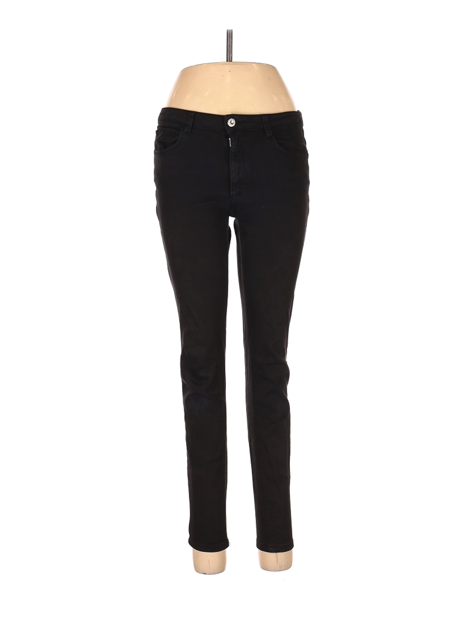 Zara Basic Women Black Jeans 10 | eBay