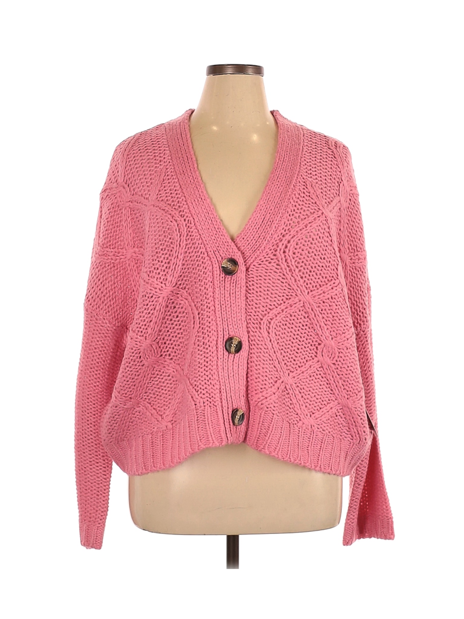 NWT RD Style Women Pink Cardigan XL | eBay
