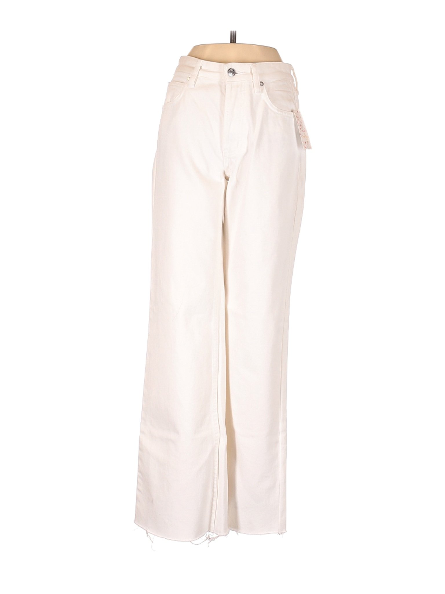 NWT Free People Women Ivory Jeans 24W | eBay