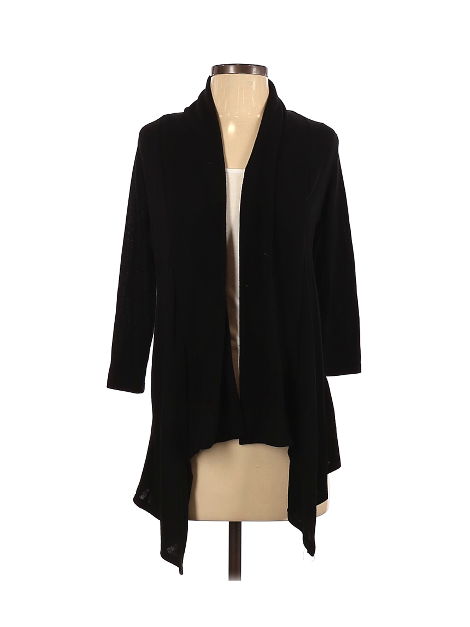 Studio Y Solid Black Cardigan Size XS - 75% off | thredUP