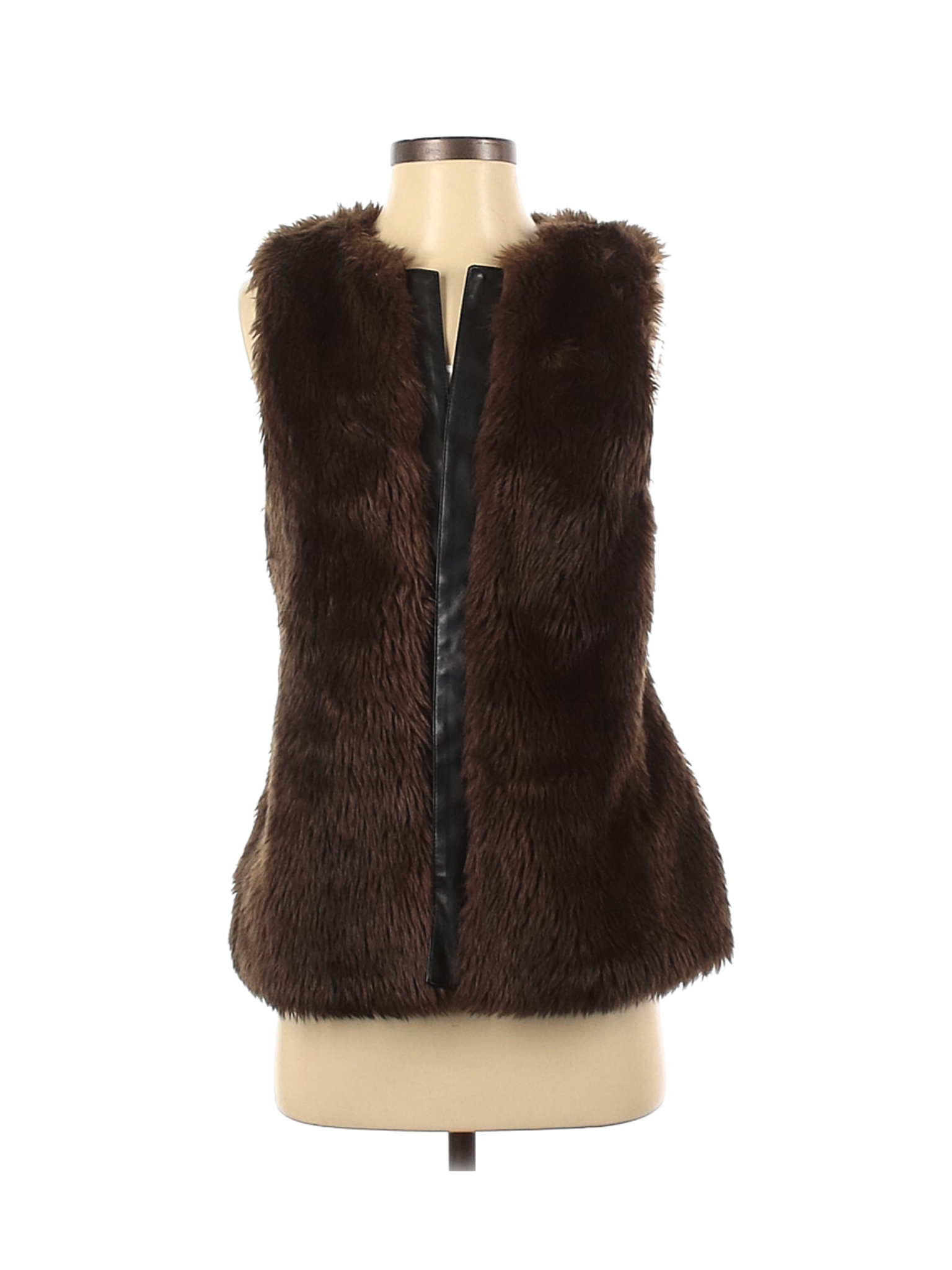 Sanctuary Women Brown Faux Fur Vest S | eBay