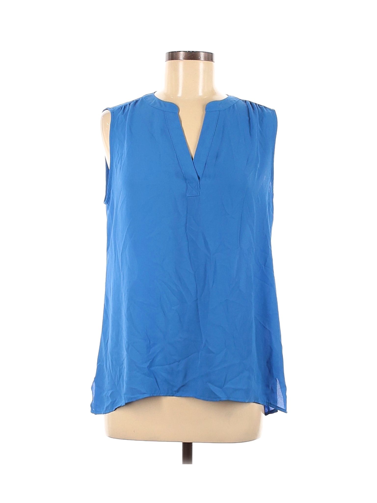Chaus Women Blue Sleeveless Blouse M | eBay