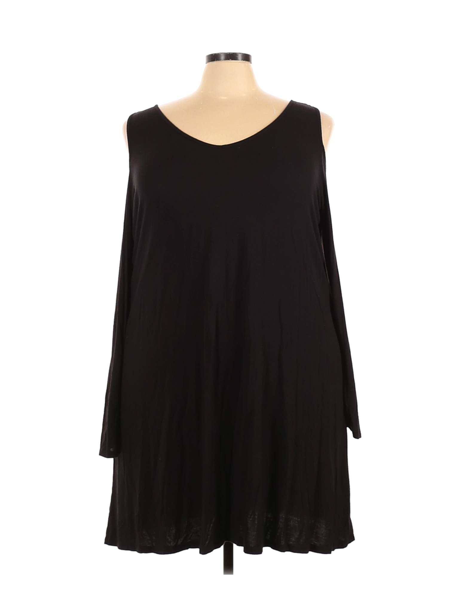Maurices Women Black Casual Dress 24 Plus | eBay