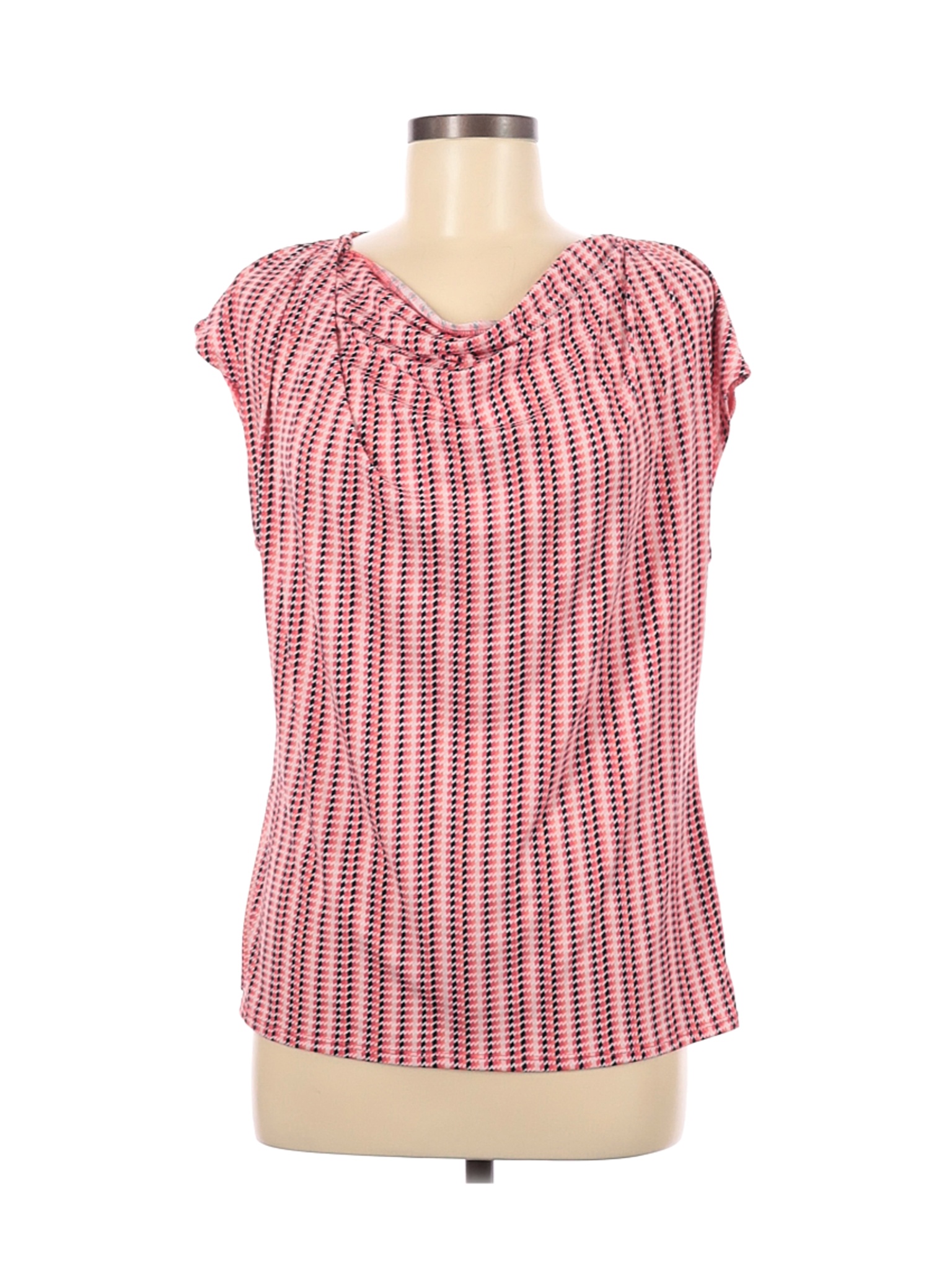 Liz Claiborne Women Pink Short Sleeve Top M | eBay
