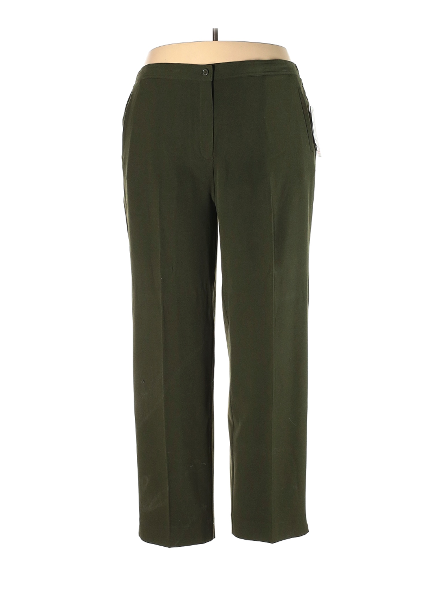 NWT Maggie Barnes Women Green Dress Pants 18 Plus | eBay