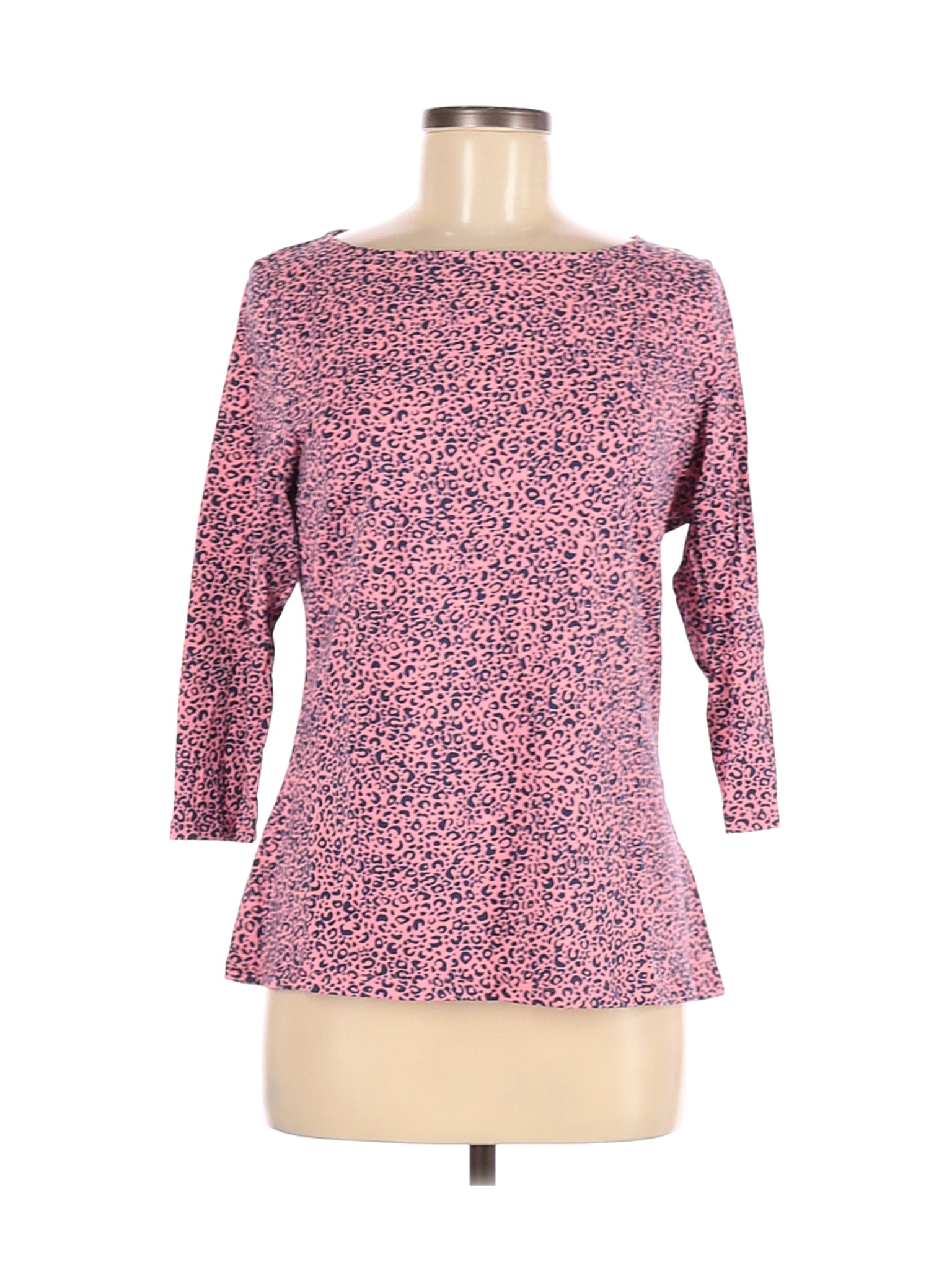 M&S Collection Women Pink 3/4 Sleeve T-Shirt 6 | eBay
