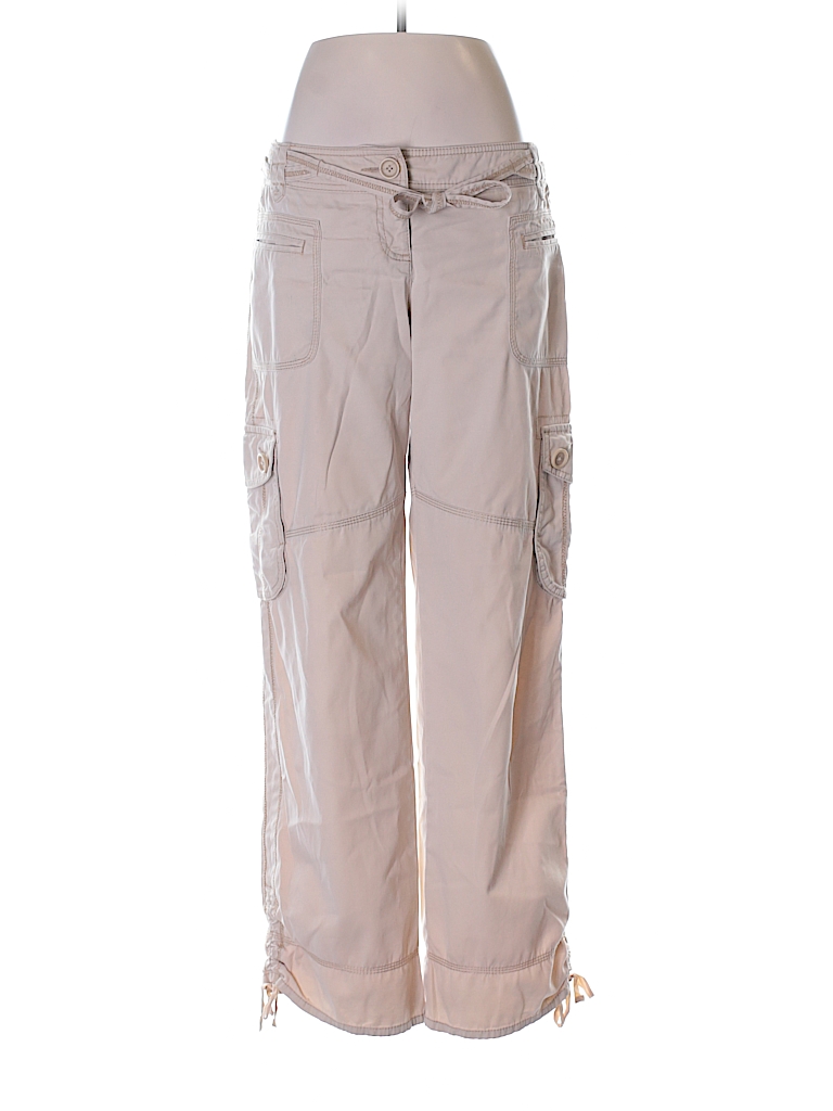 Ann Taylor LOFT Solid Beige Cargo Pants Size 4 - 80% off | thredUP