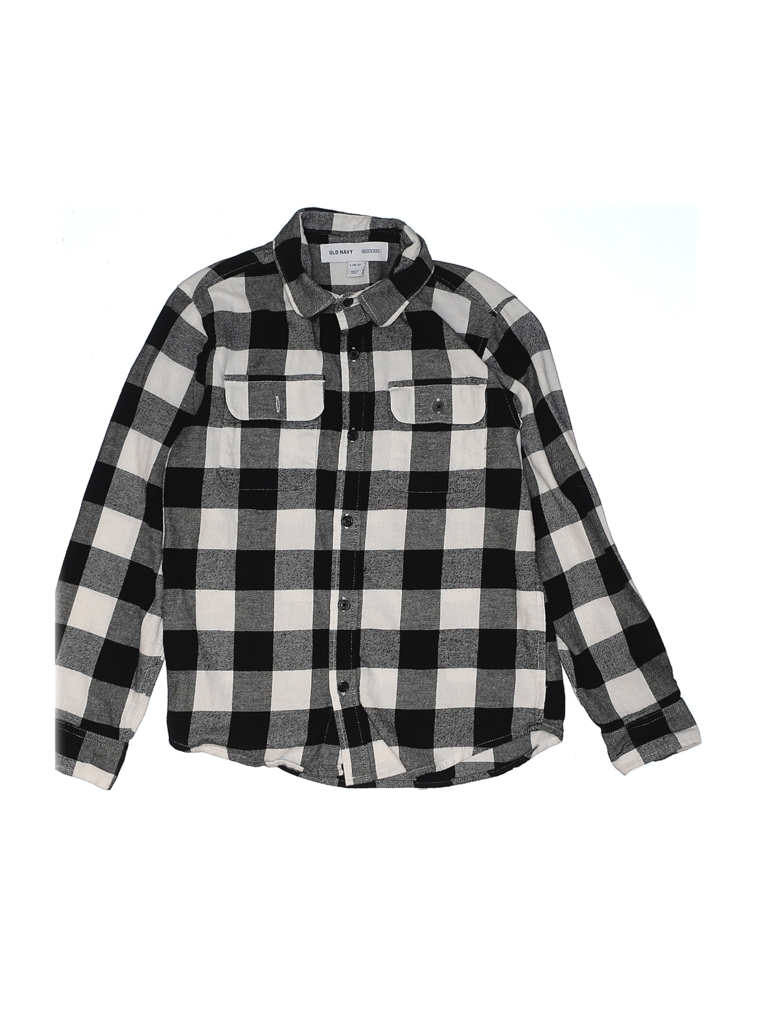 Old Navy Boys Black Long Sleeve Button-Down Shirt 10 | eBay