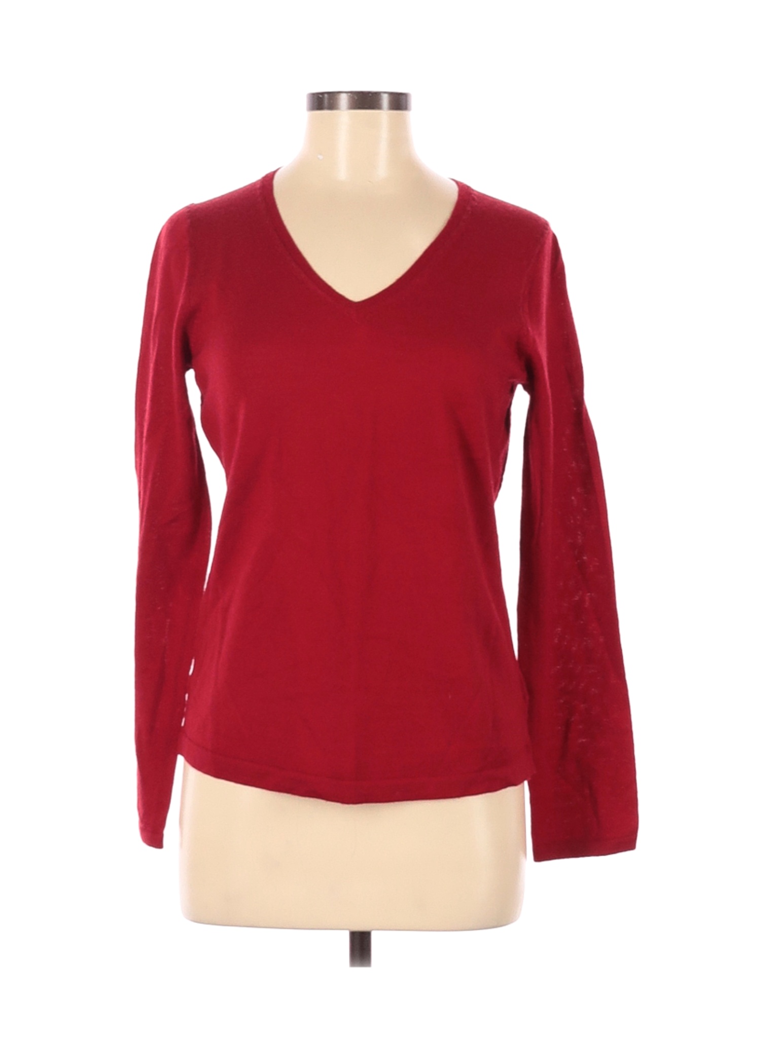 Liz Claiborne Women Red Wool Pullover Sweater M | eBay