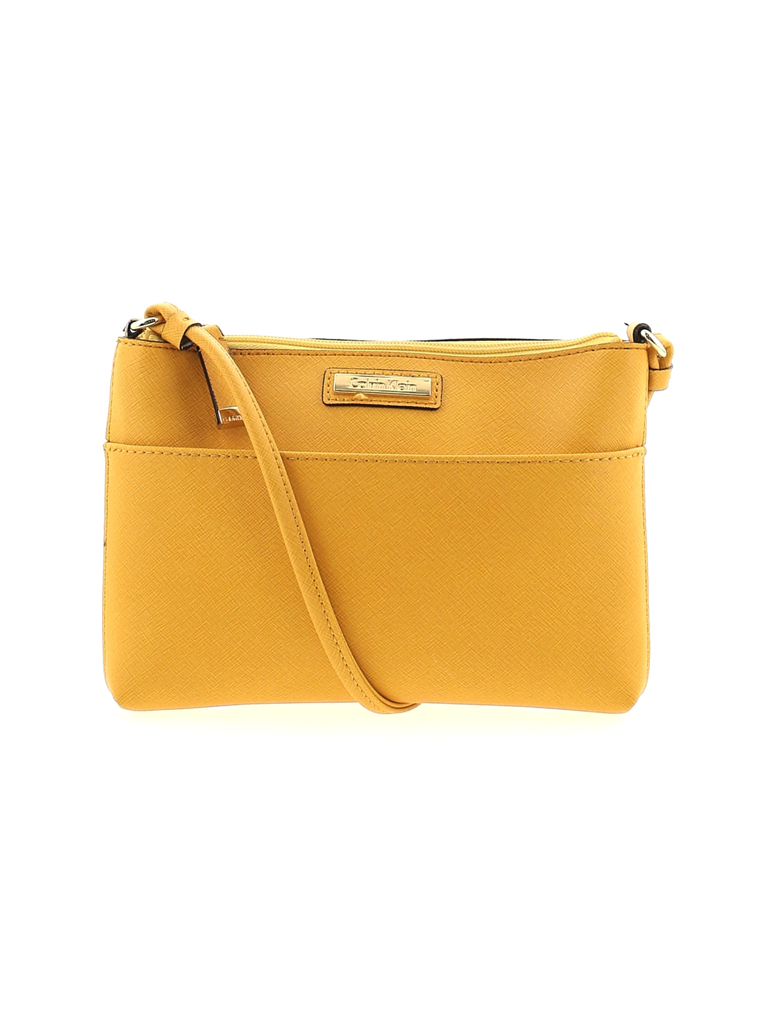 yellow calvin klein crossbody bag