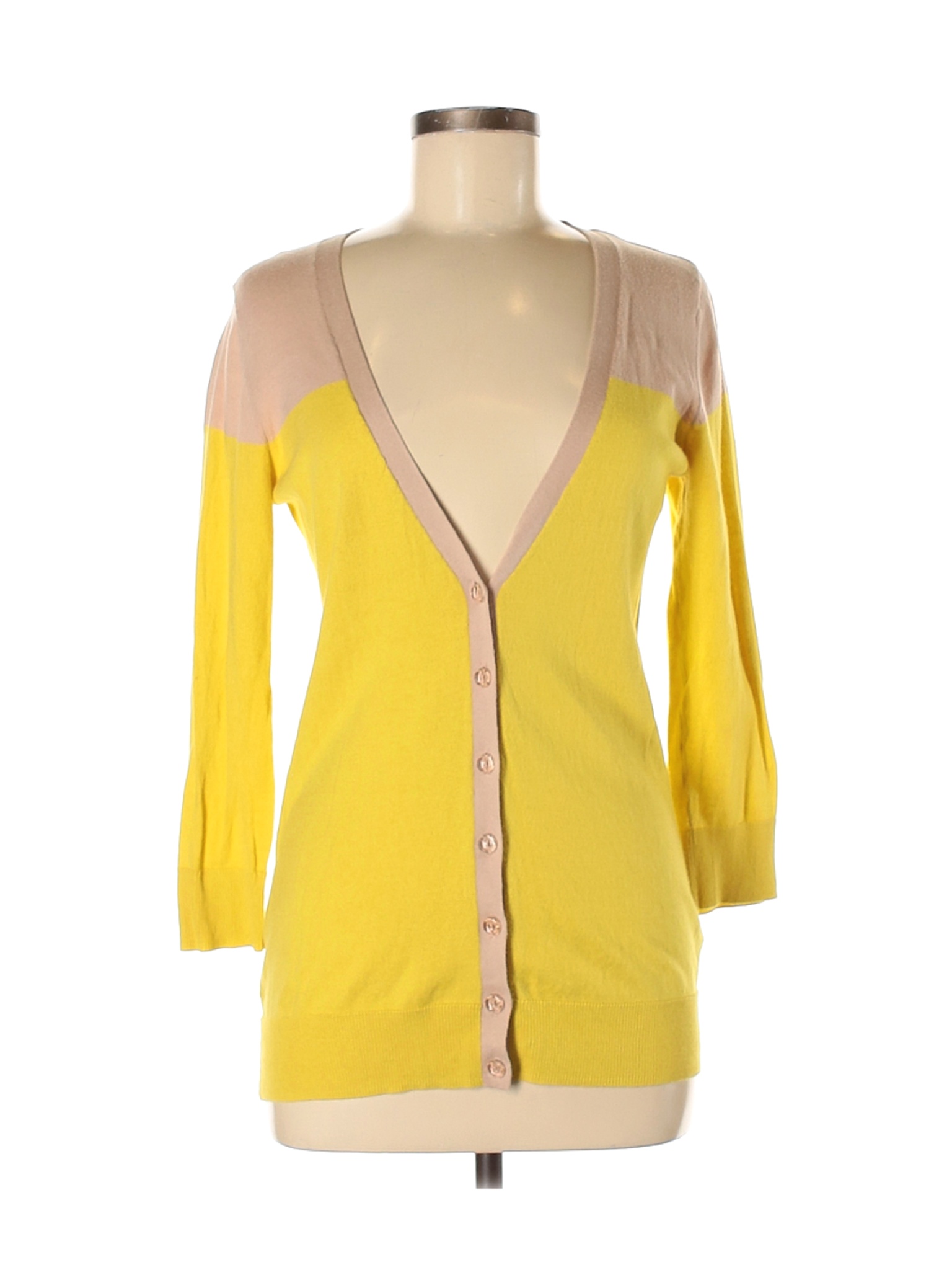 The Limited Women Yellow Cardigan M | eBay