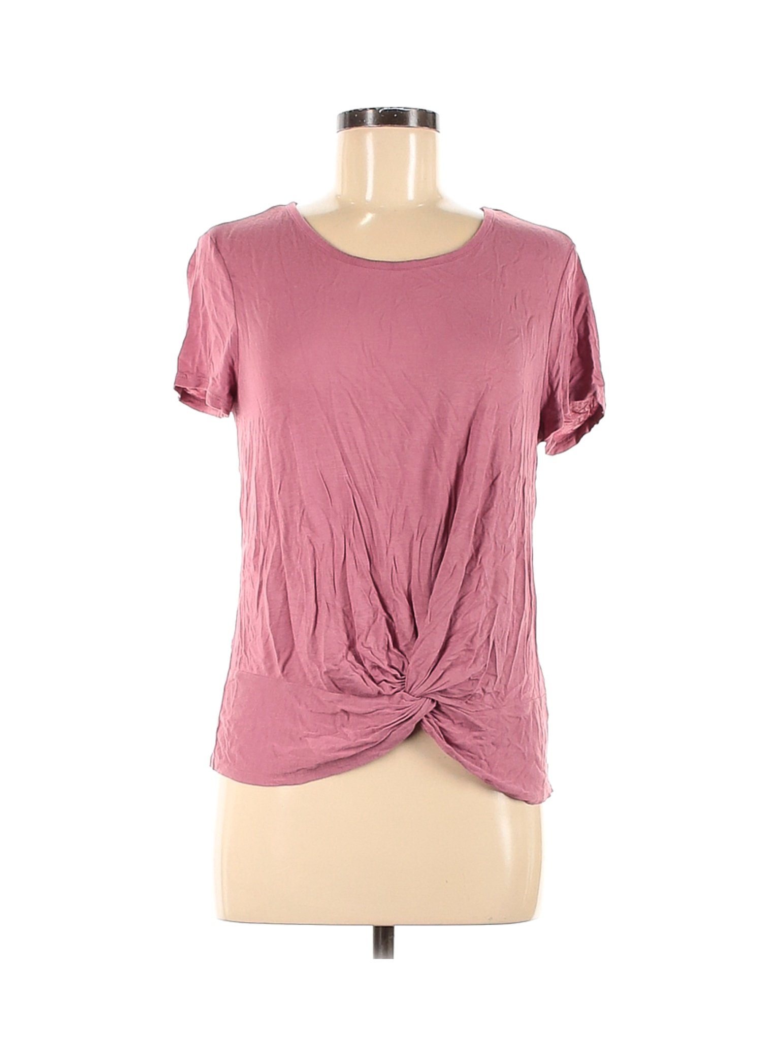 Pink Rose Women Pink Short Sleeve Top M | eBay