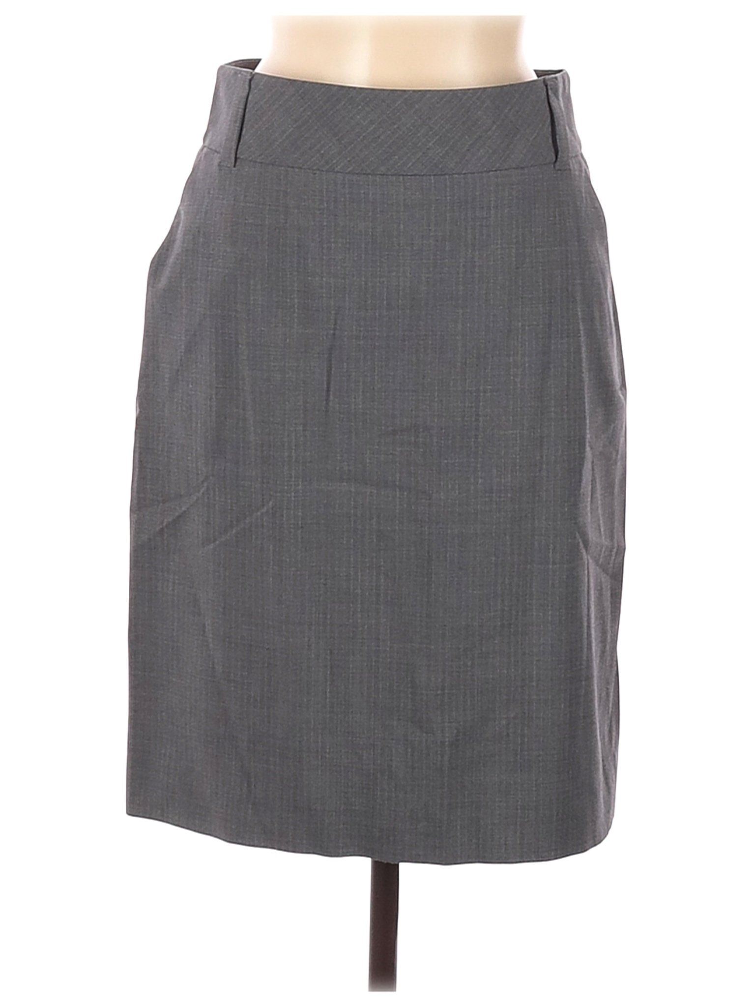 Banana Republic Women Gray Wool Skirt 8 | eBay