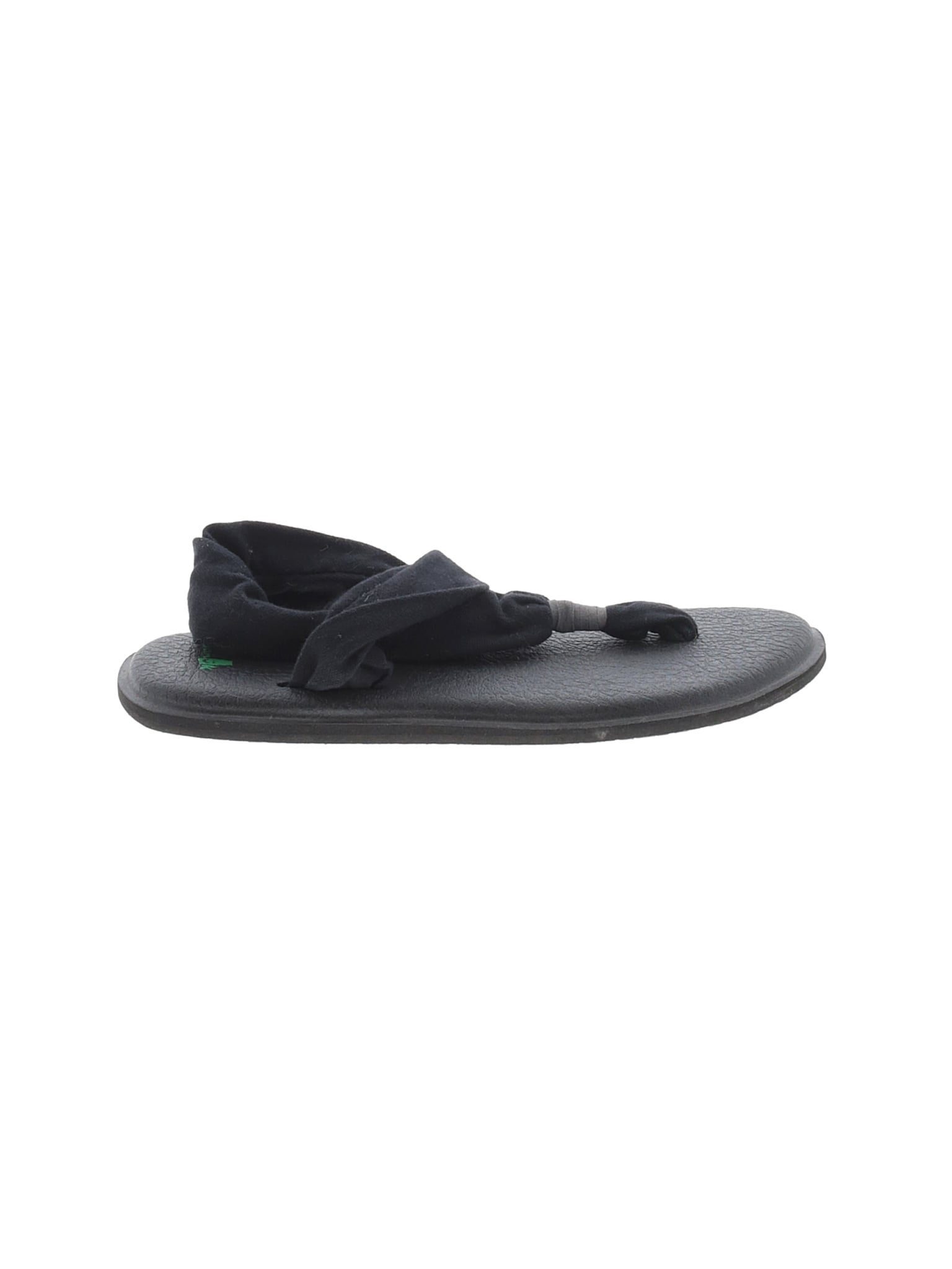 black sanuk sandals