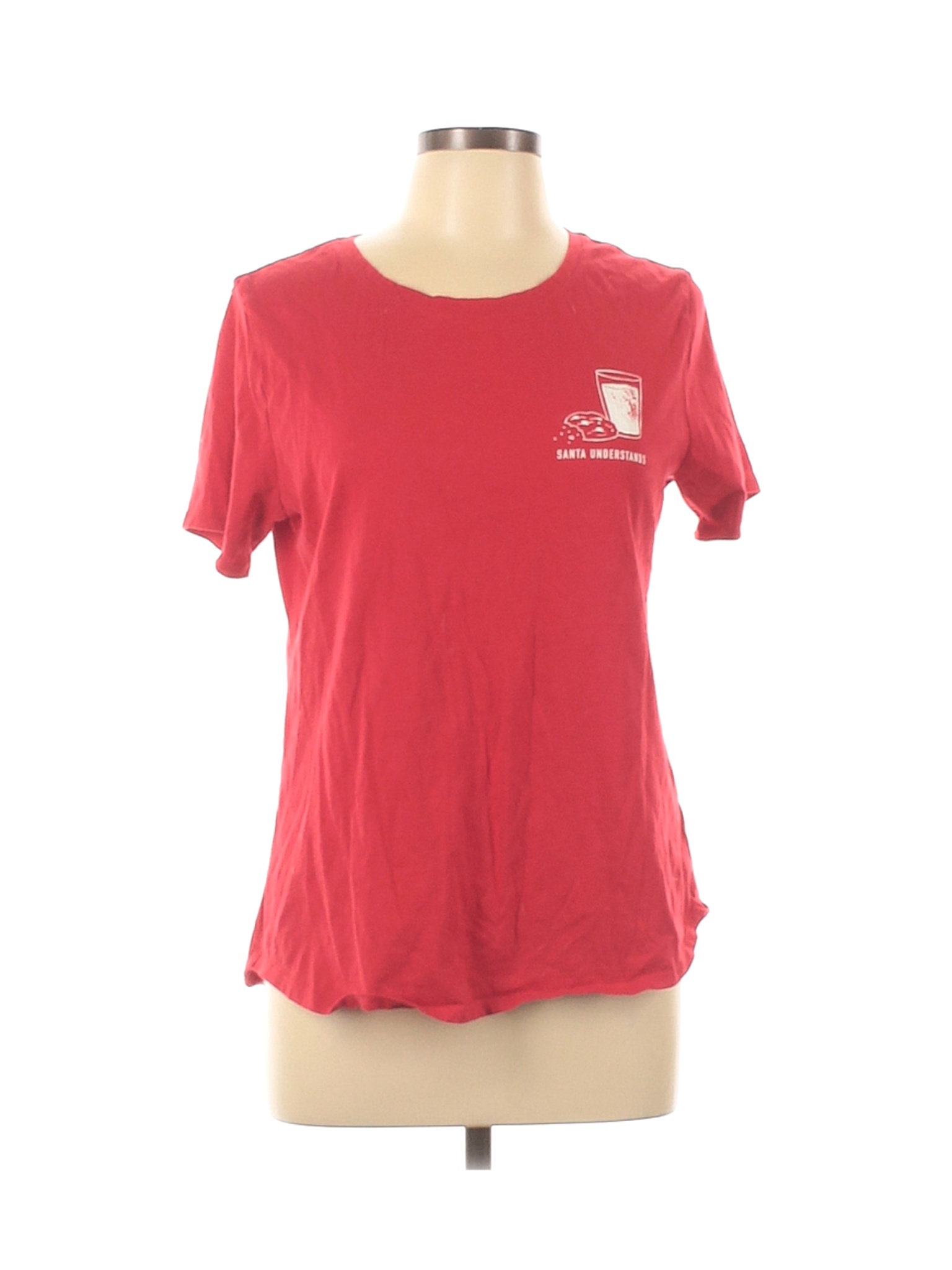 Old Navy Women Red Short Sleeve T-Shirt L | eBay