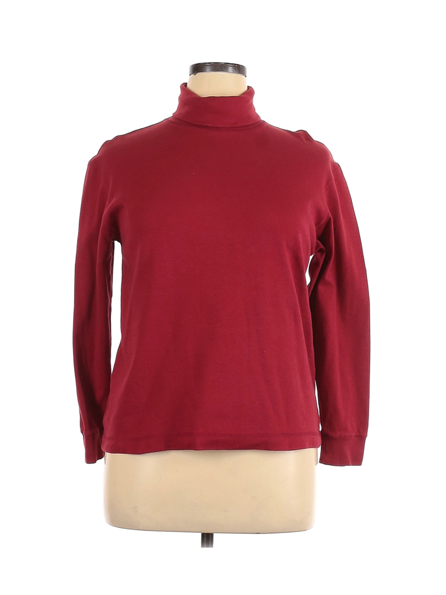 Assorted Brands Women Red Long Sleeve Turtleneck 10 | eBay